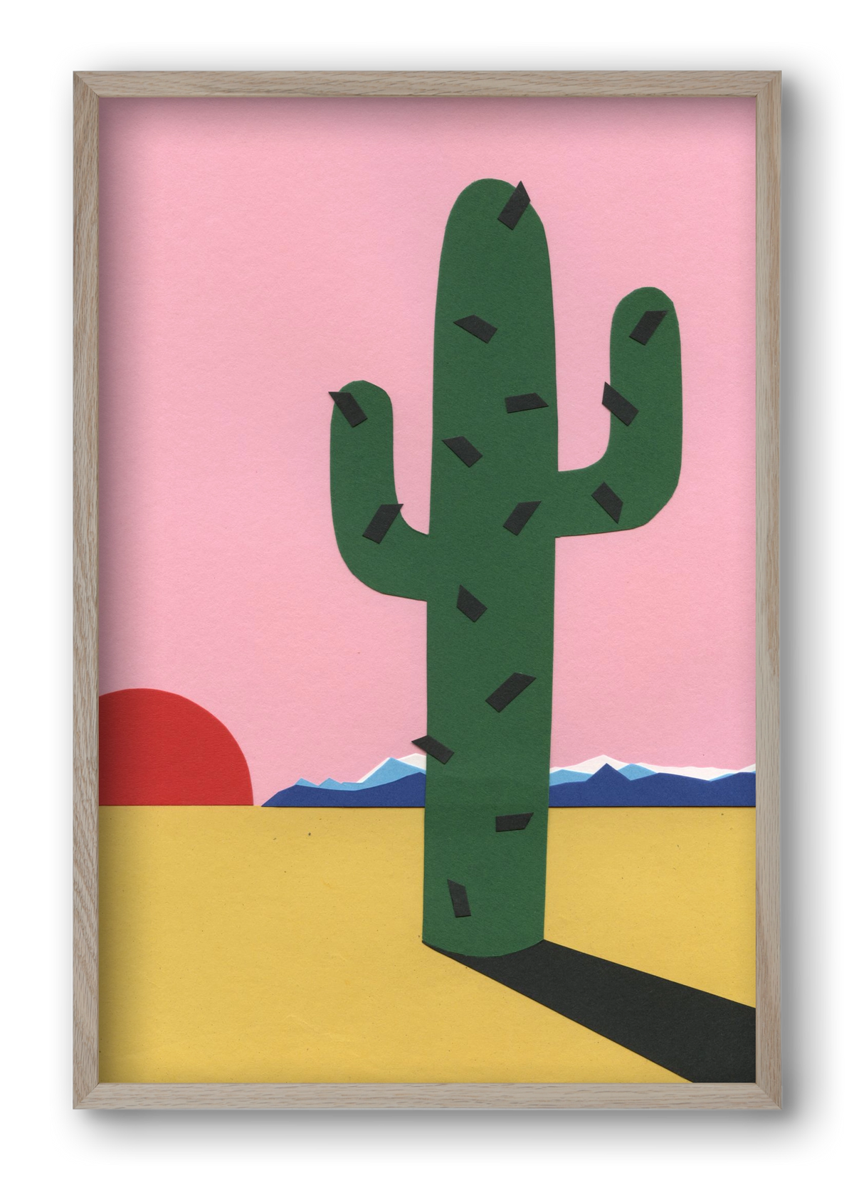 Sierra Nevada, 40x60 cm (40x60 cm), Tölgy keret