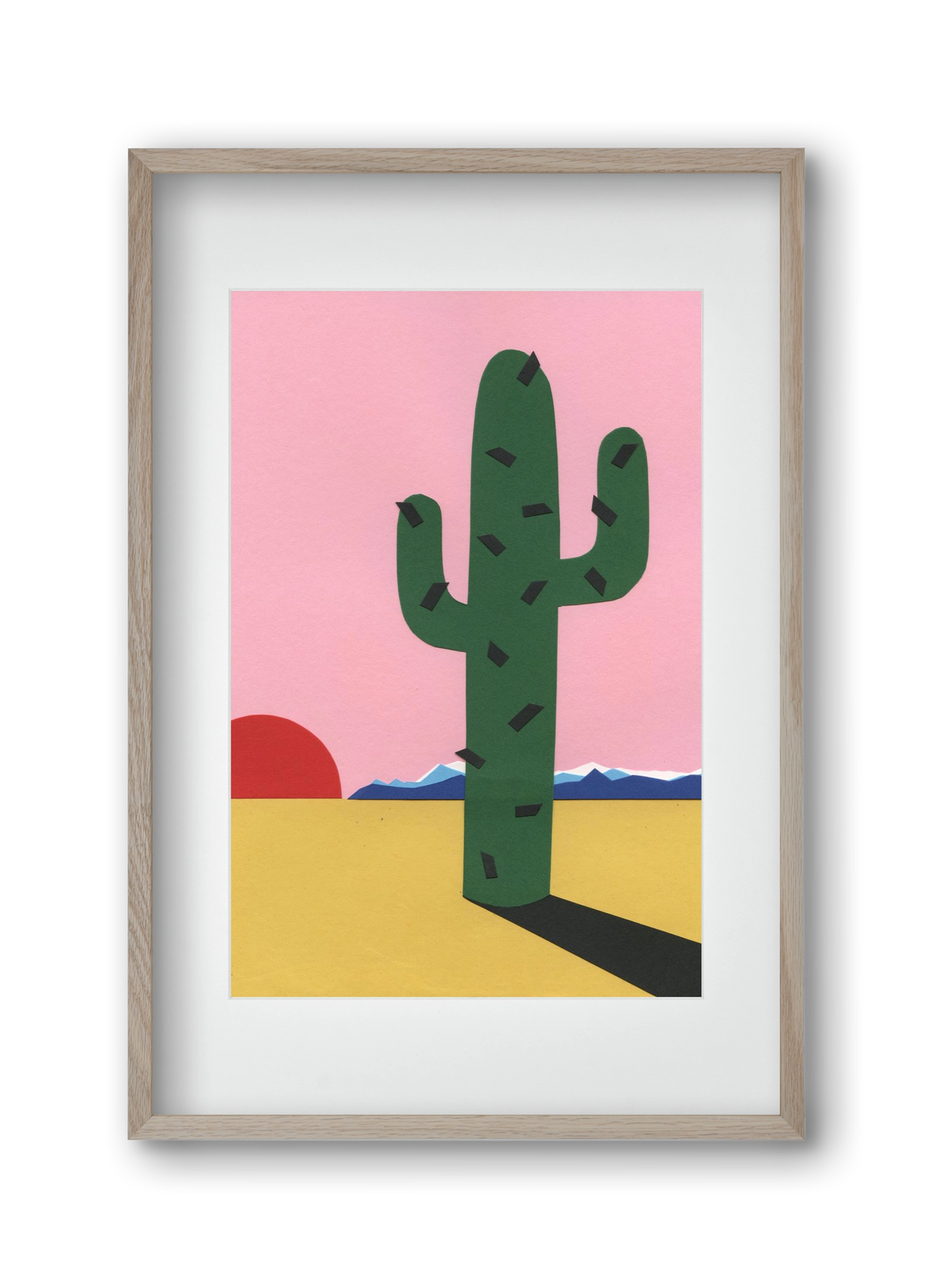 Sierra Nevada, 30x45 cm (20x30 cm), Tölgy keret, paszpartuval