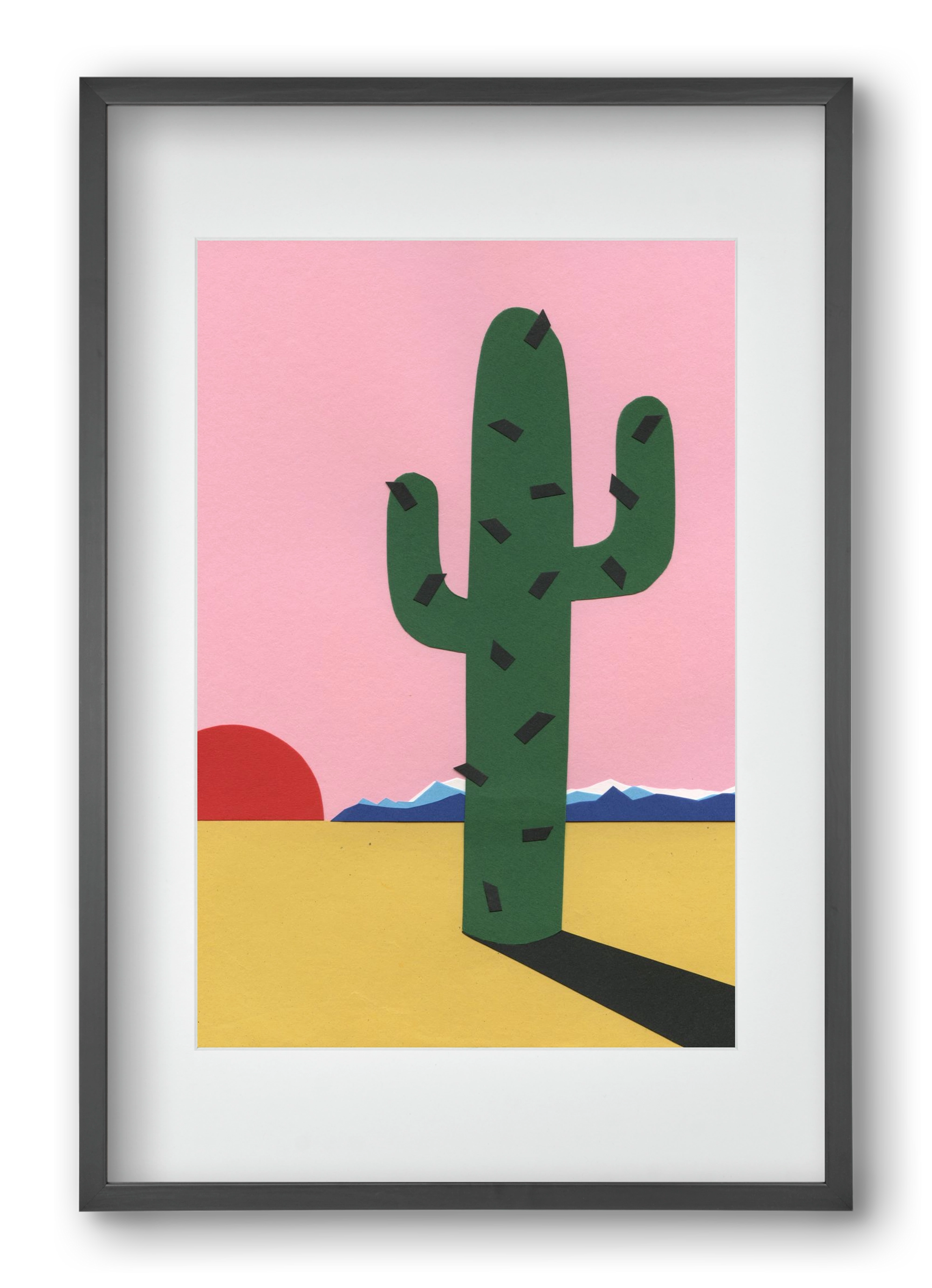 Sierra Nevada, 40x60 cm (30x45 cm), Fekete keret, paszpartuval