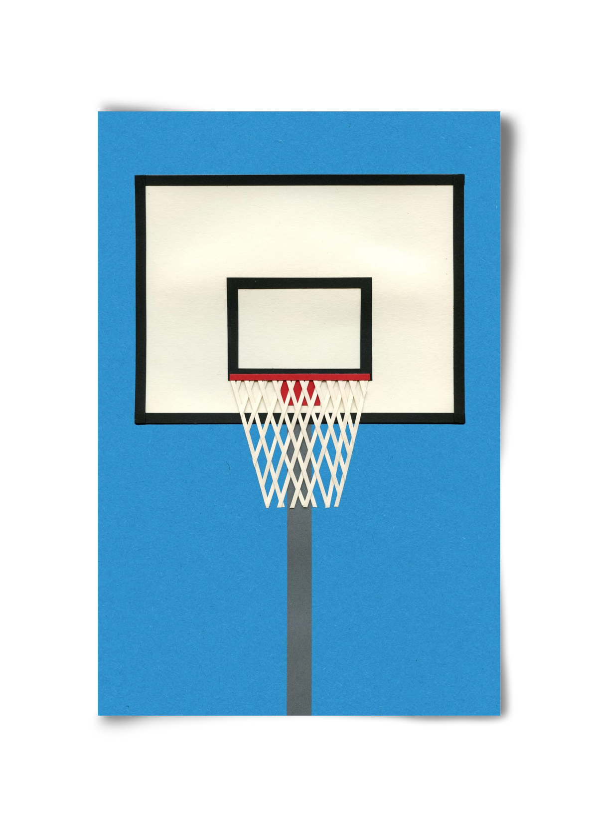 Oakland Basketball Team Blue, 30x45 cm, Keret nélkül