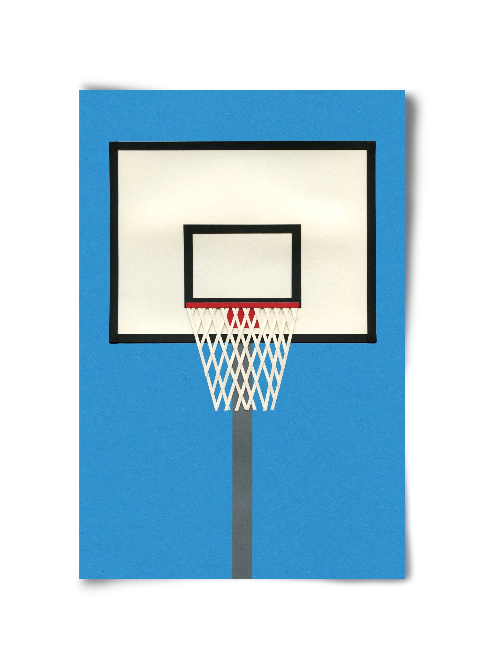 Oakland Basketball Team Blue, 30x45 cm, Keret nélkül