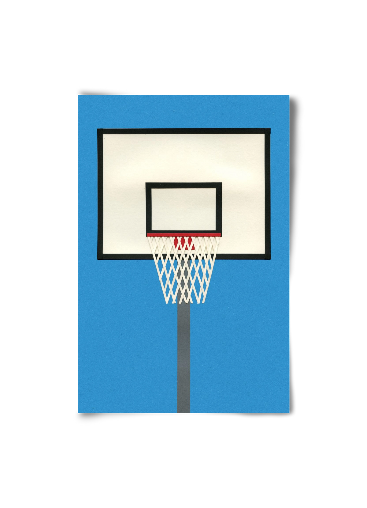 Oakland Basketball Team Blue, 20x30 cm, Keret nélkül