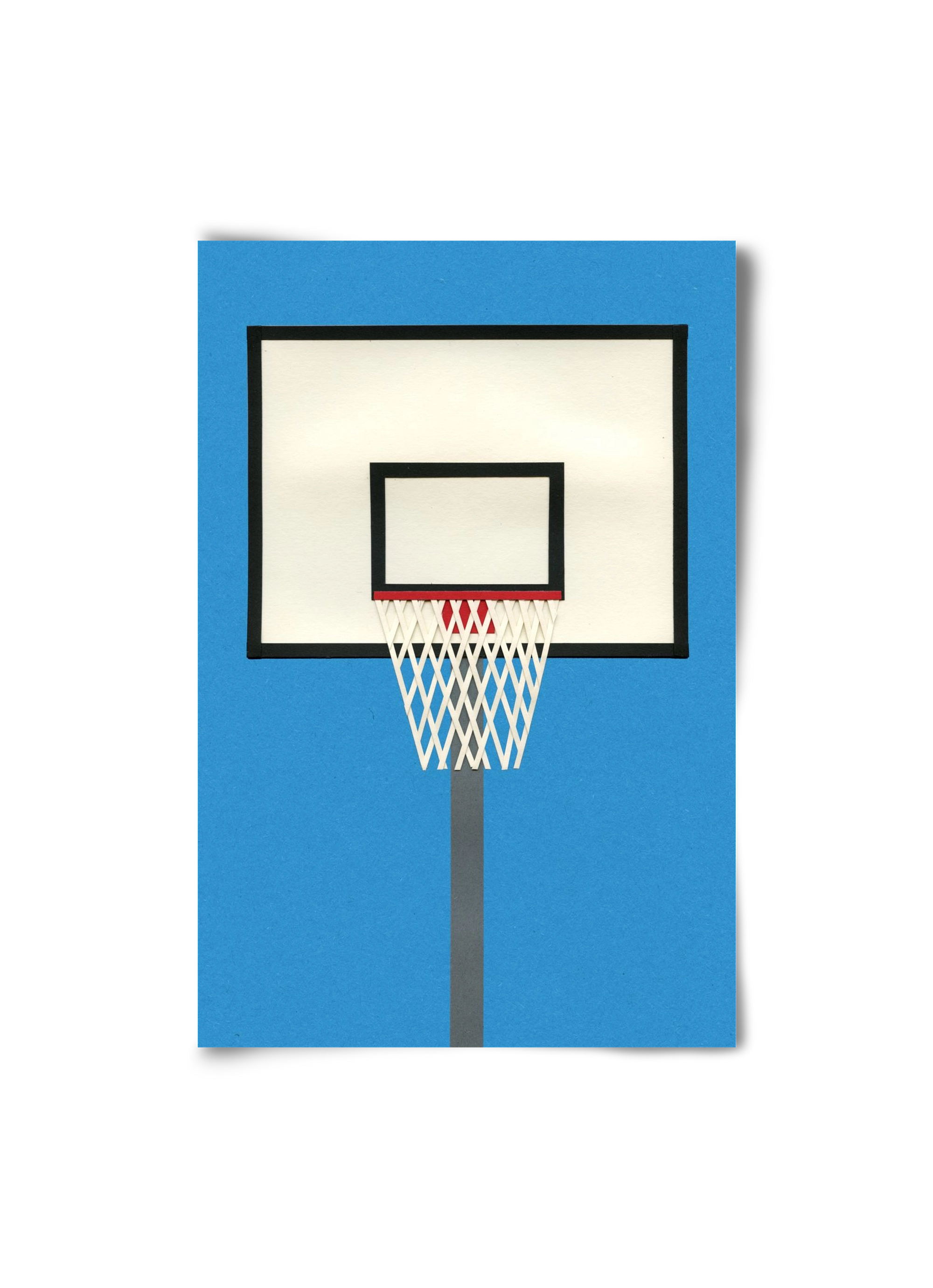 Oakland Basketball Team Blue, 20x30 cm, Keret nélkül