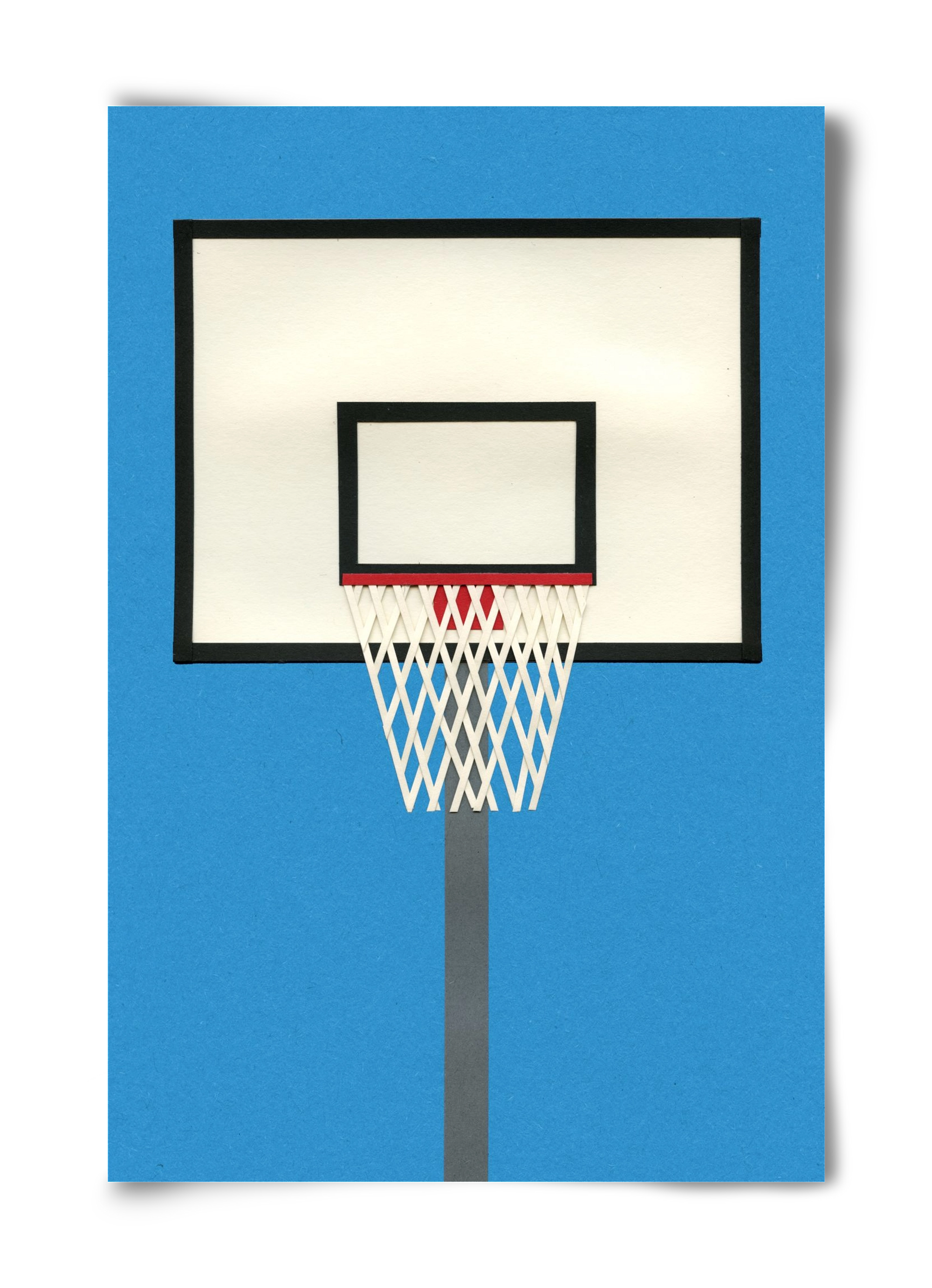 Oakland Basketball Team Blue, 40x60 cm, Keret nélkül