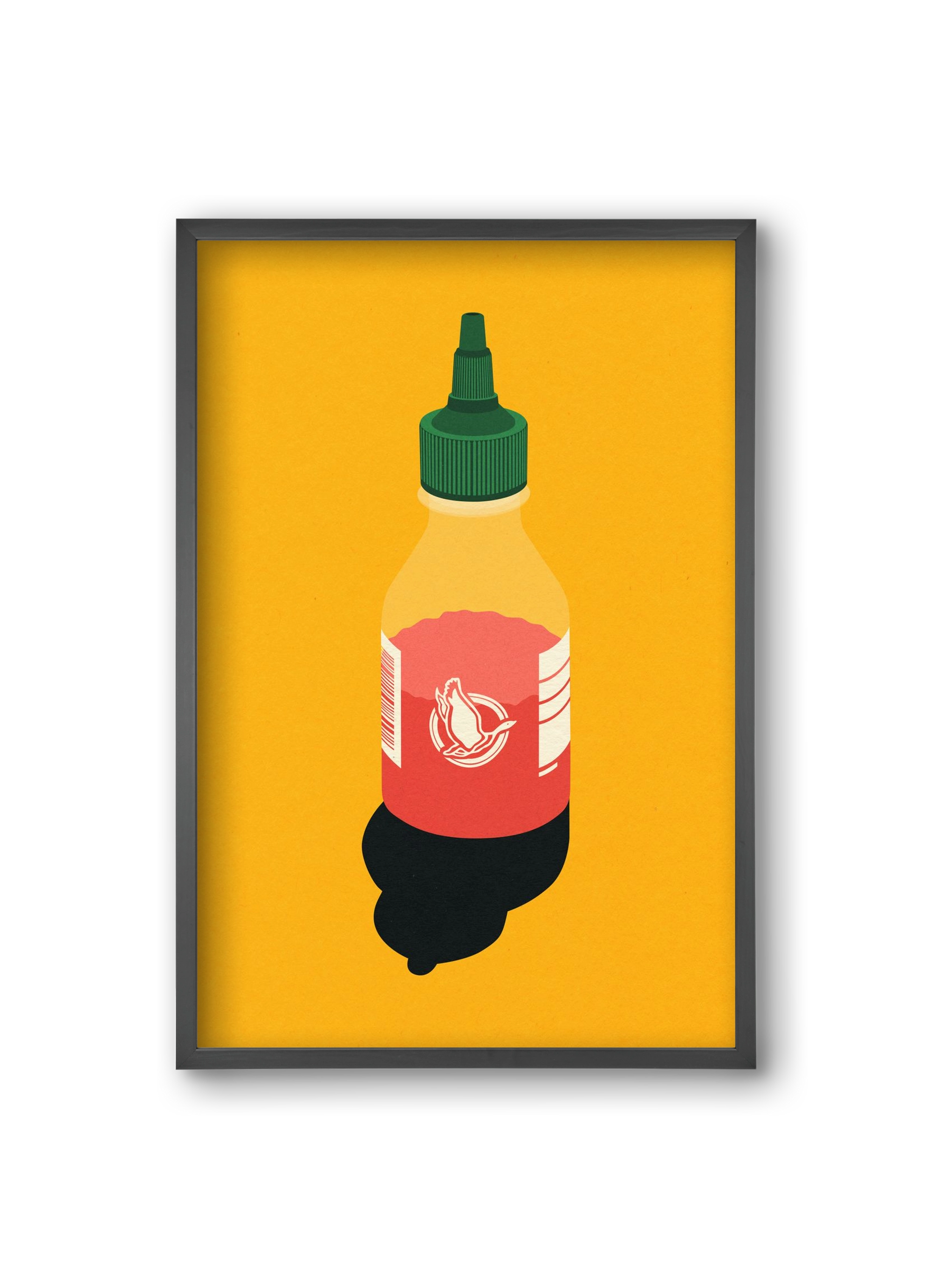 Chilli Sauce, 20x30 cm (20x30 cm), Fekete keret