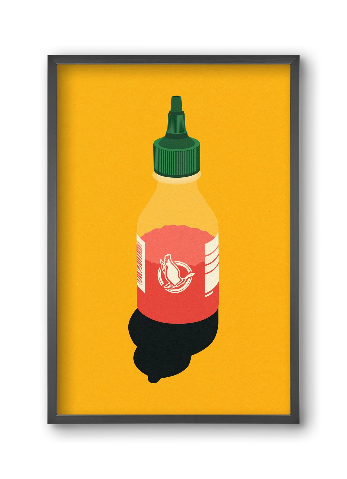 Chilli Sauce, 30x45 cm (30x45 cm), Fekete keret