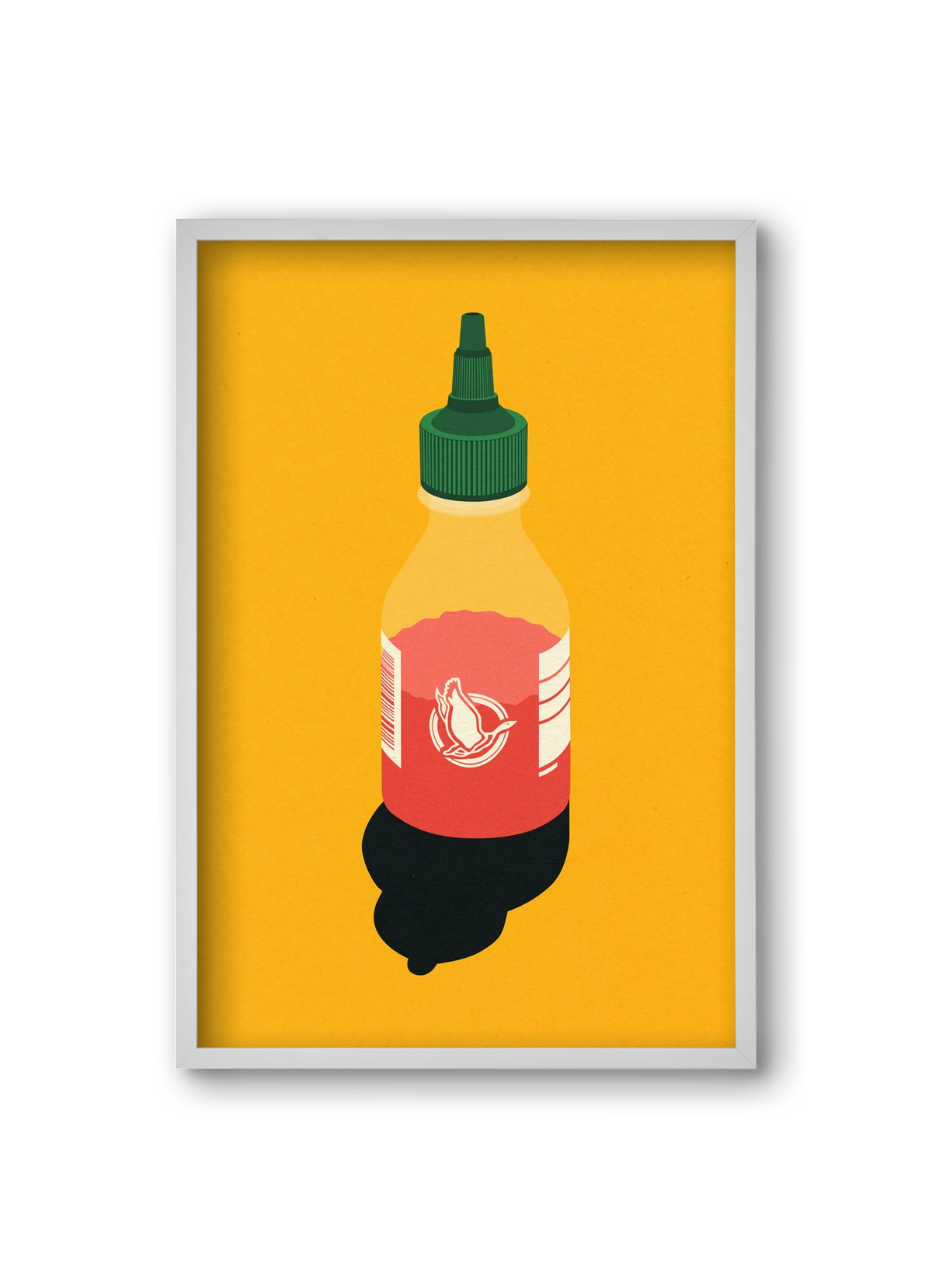 Chilli Sauce, 20x30 cm (20x30 cm), Fehér keret