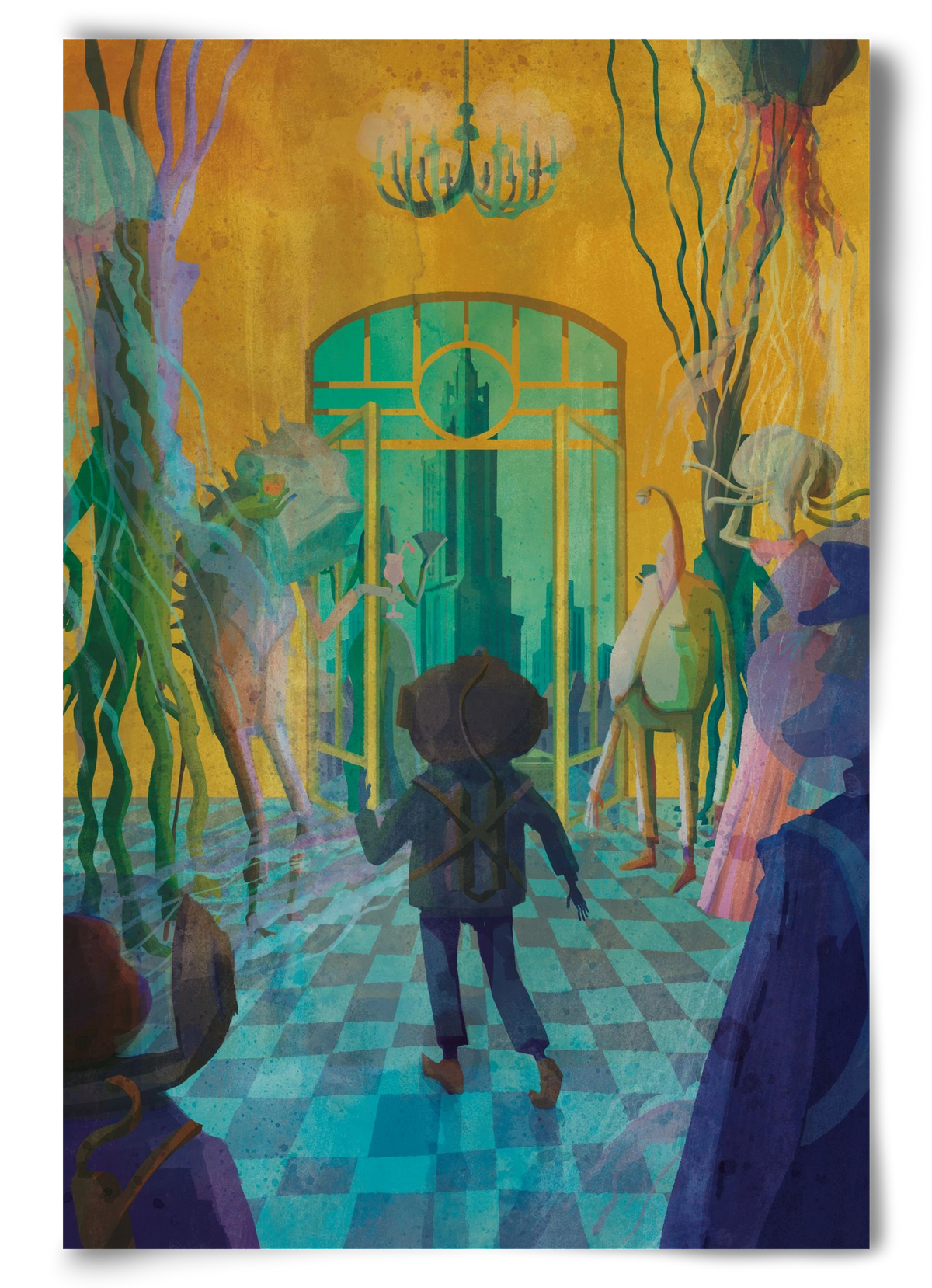 Underwater ball, 60x90 cm, Keret nélkül