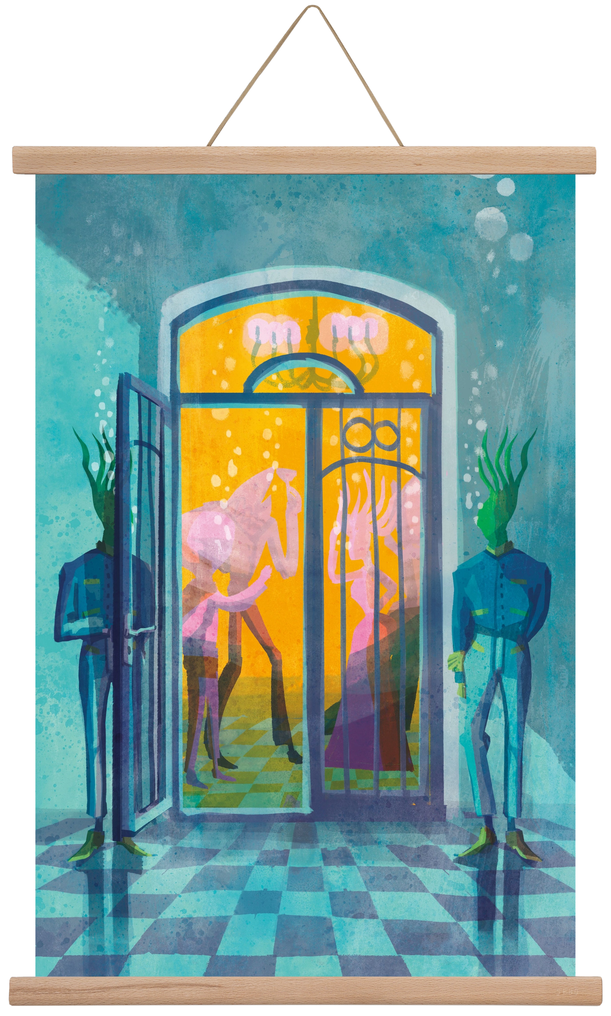 Door guards, 40x60 cm (40x60 cm), Tölgy akasztó