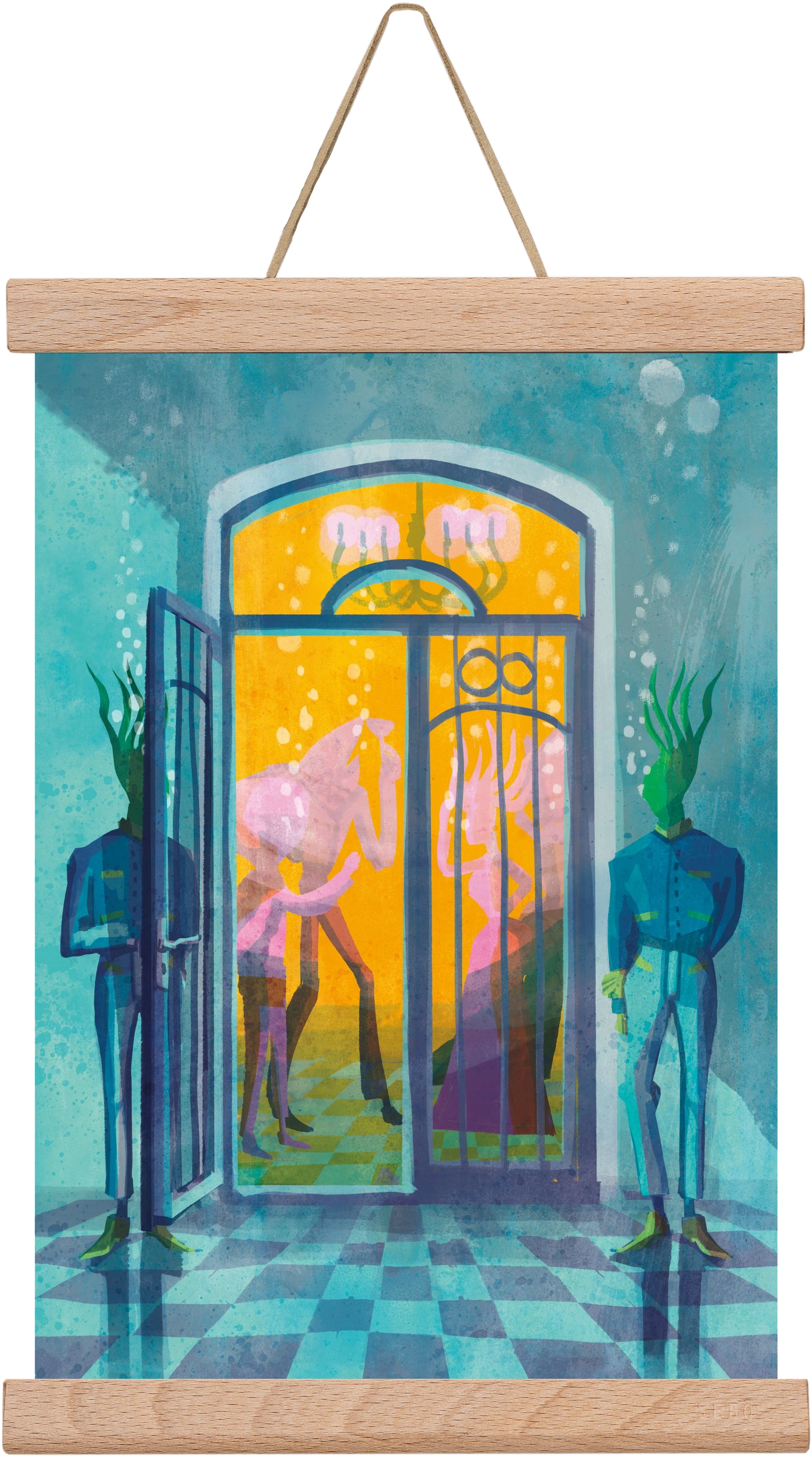 Door guards, 20x30 cm (20x30 cm), Tölgy akasztó