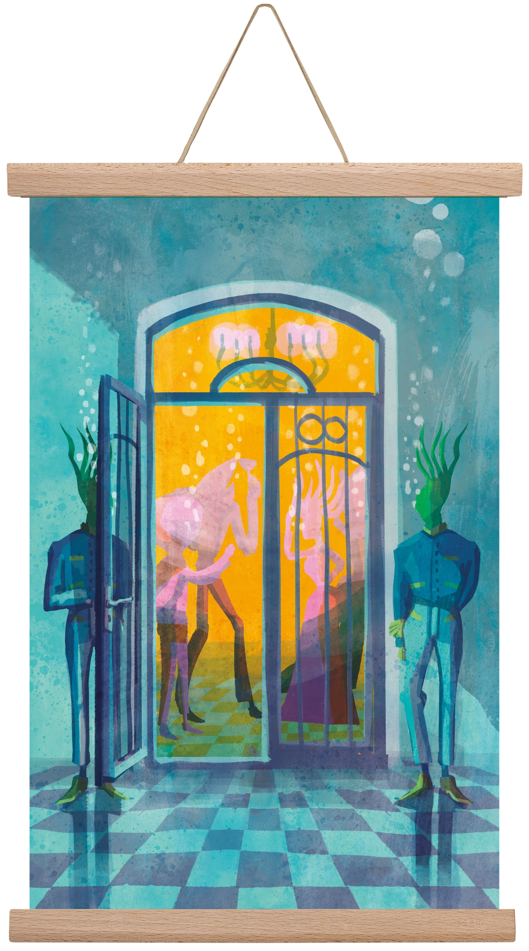 Door guards, 30x45 cm (30x45 cm), Tölgy akasztó