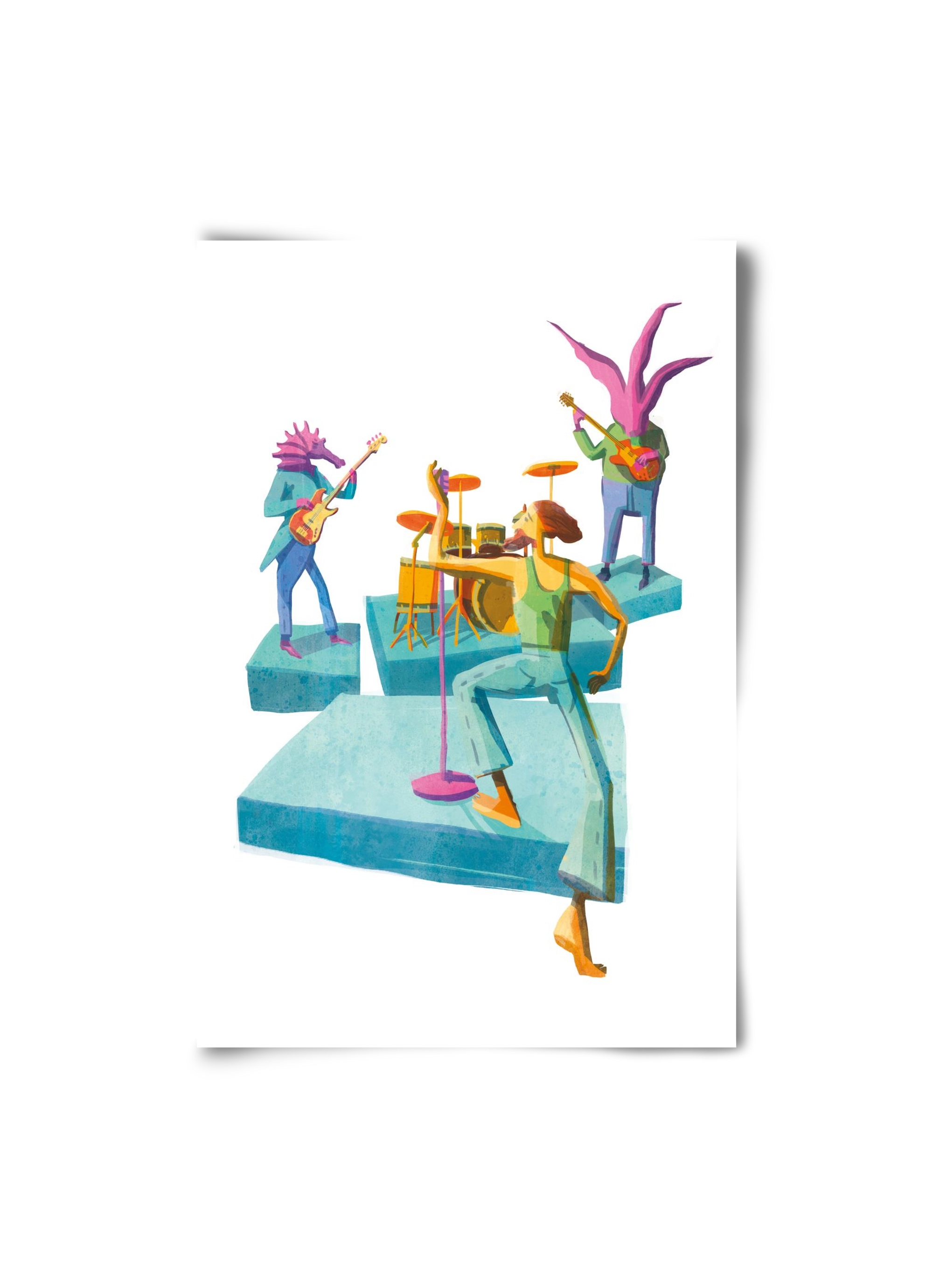 Underwater Orchestra, 20x30 cm, Keret nélkül