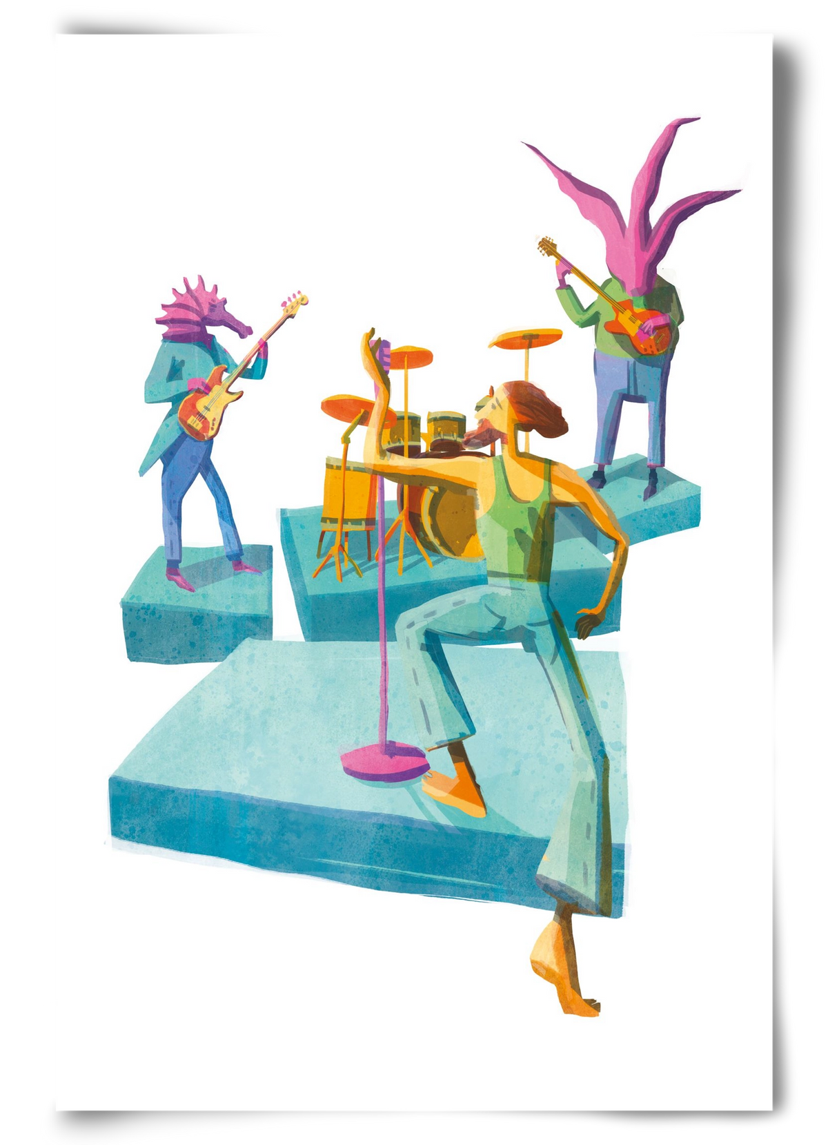 Underwater Orchestra, 60x90 cm, Keret nélkül