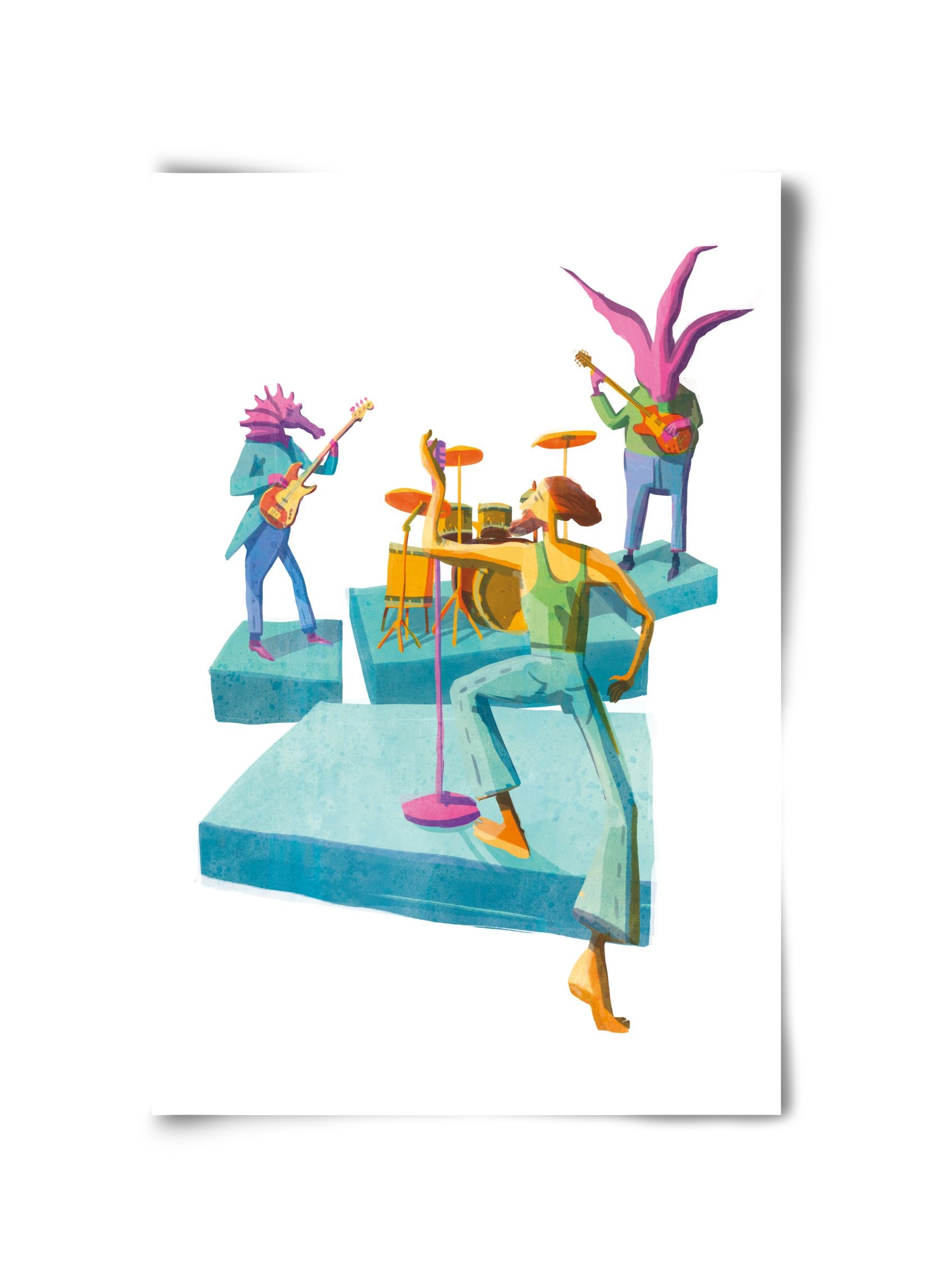 Underwater Orchestra, 30x45 cm, Keret nélkül