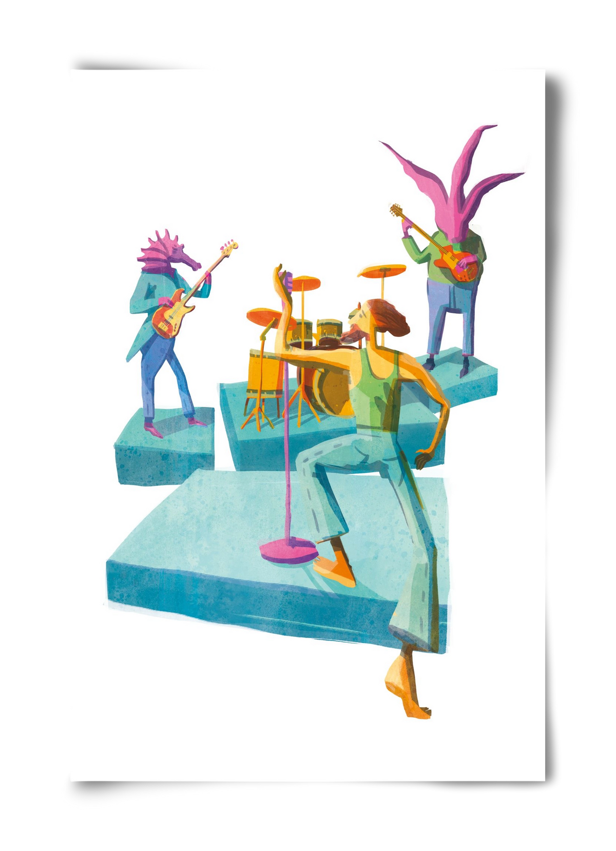 Underwater Orchestra, 40x60 cm, Keret nélkül