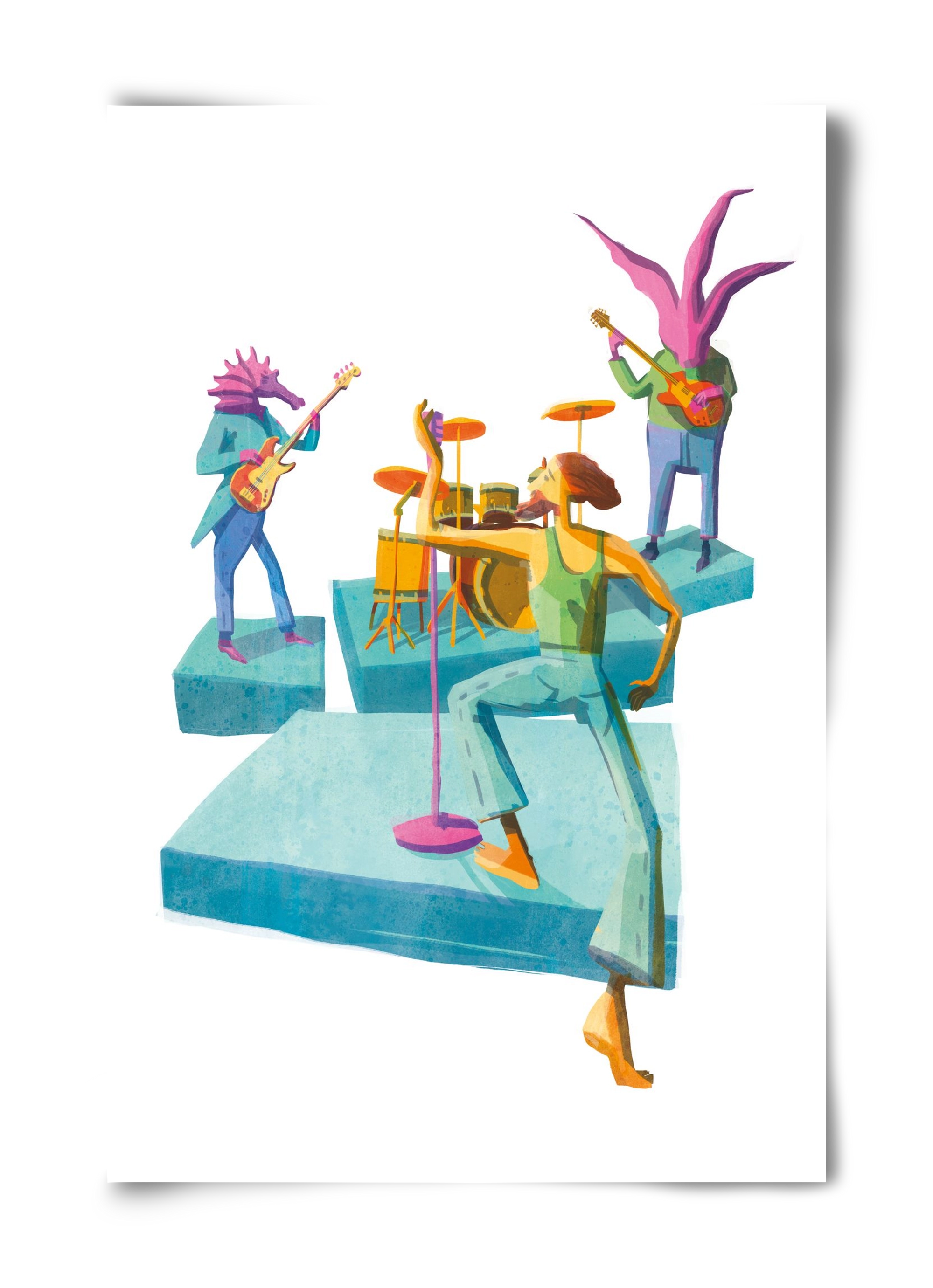 Underwater Orchestra, 40x60 cm, Keret nélkül