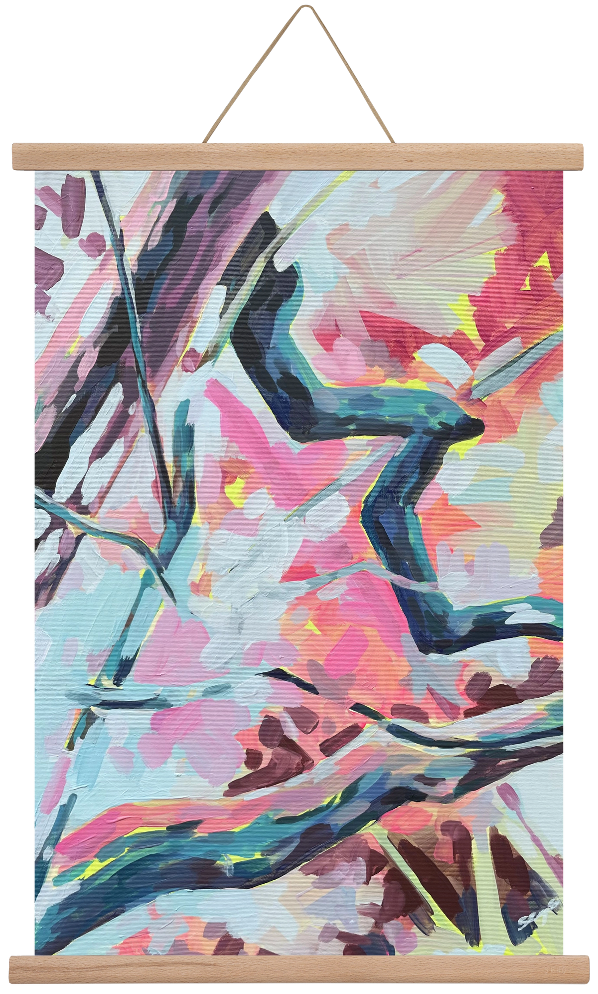 The Garden V., 40x60 cm (40x60 cm), Tölgy akasztó