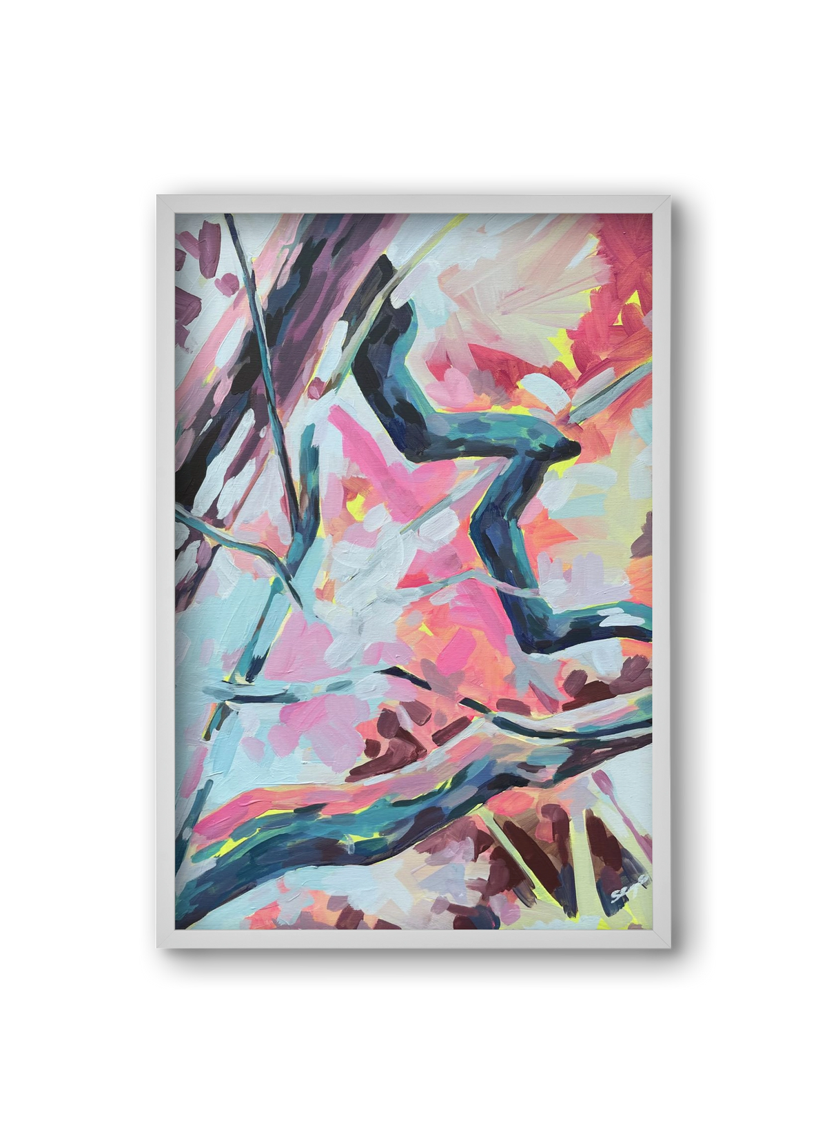 The Garden V., 20x30 cm (20x30 cm), Fehér keret