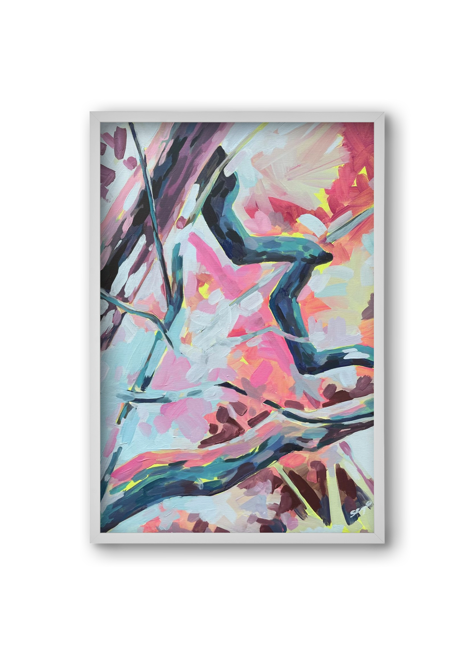 The Garden V., 20x30 cm (20x30 cm), Fehér keret