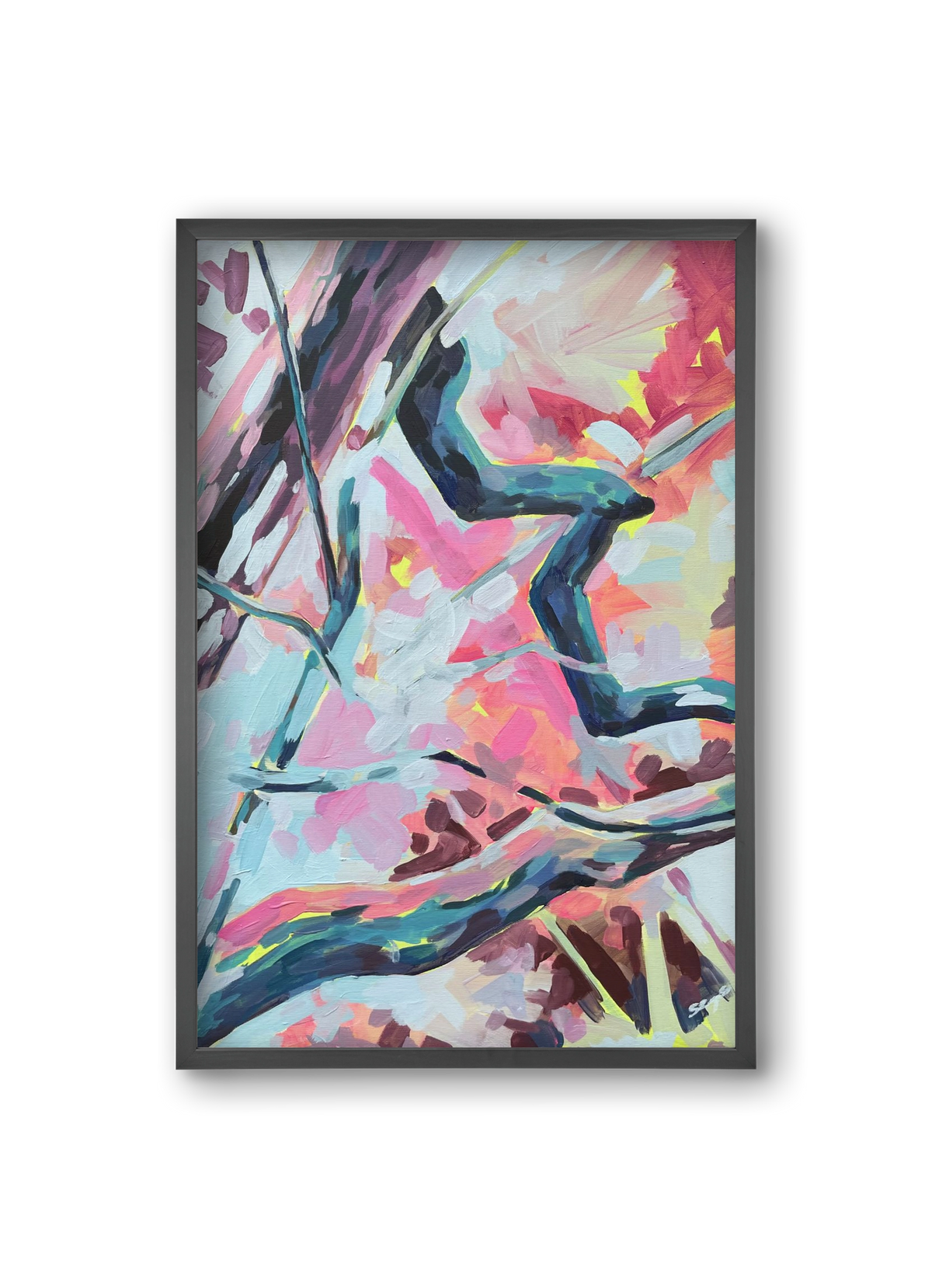 The Garden V., 20x30 cm (20x30 cm), Fekete keret