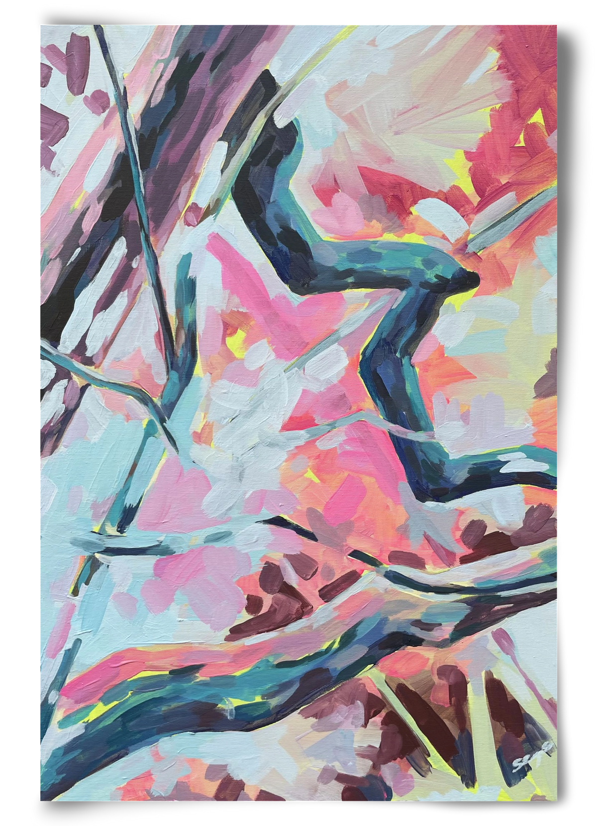 The Garden V., 60x90 cm, Keret nélkül