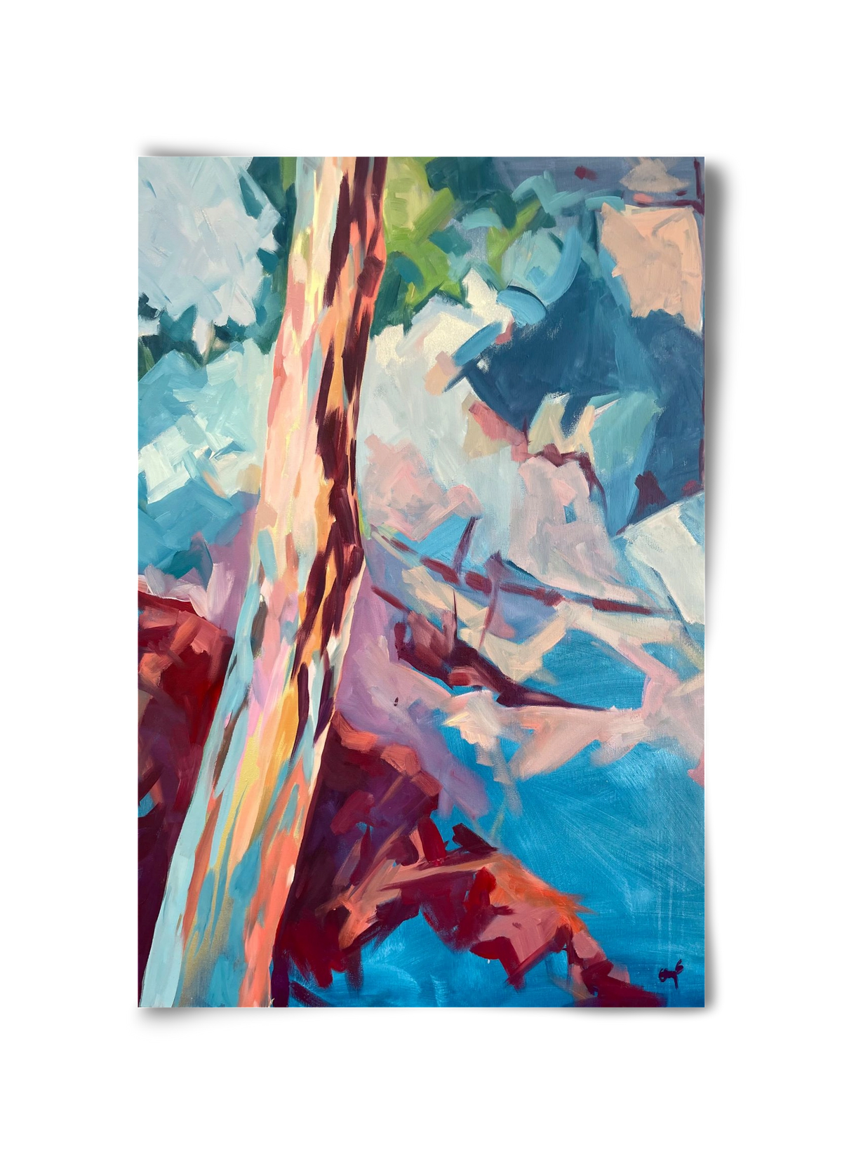 Kindergarten Landscape II., 30x45 cm, Keret nélkül