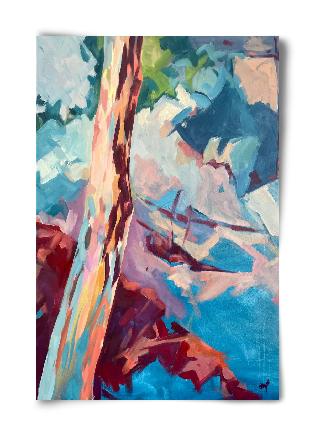 Kindergarten Landscape II., 40x60 cm, Keret nélkül