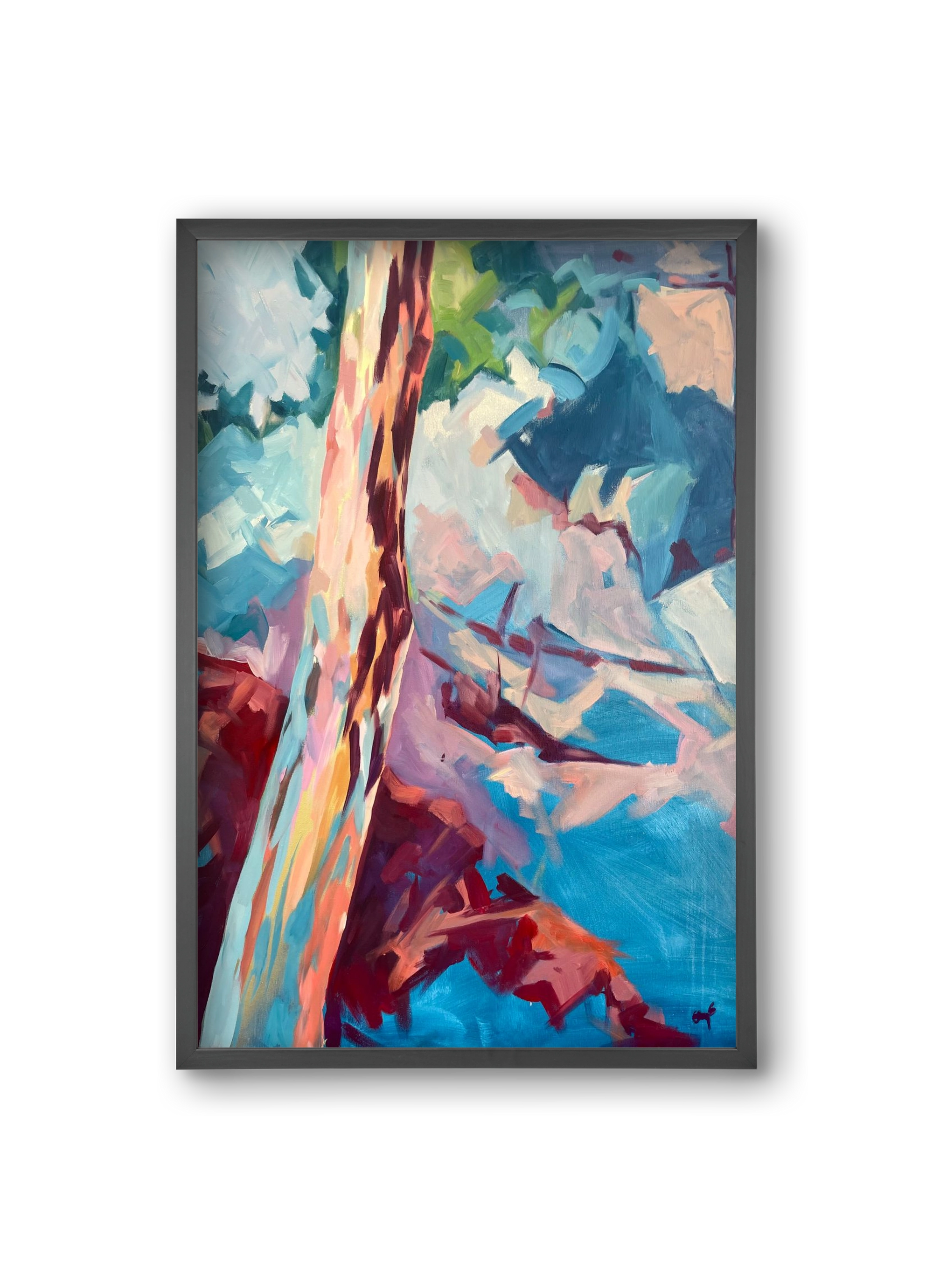 Kindergarten Landscape II., 20x30 cm (20x30 cm), Fekete keret