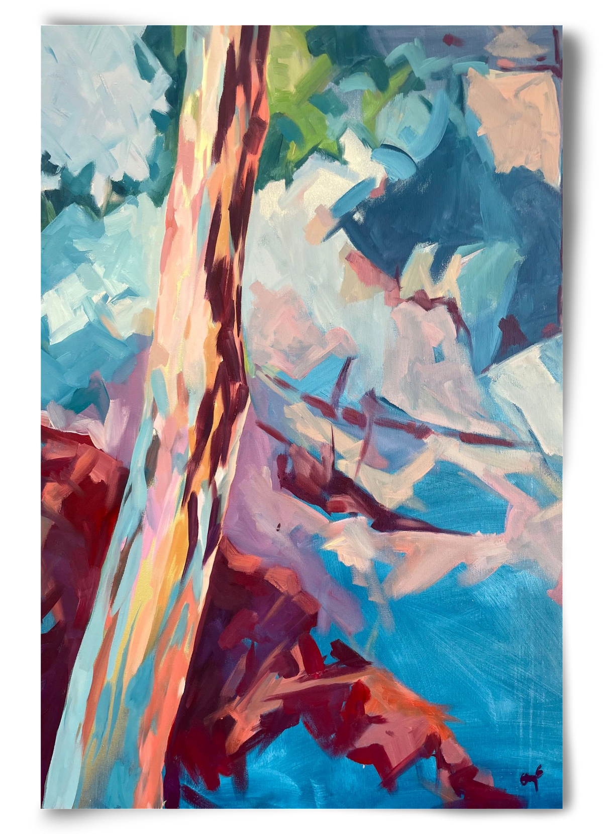 Kindergarten Landscape II., 60x90 cm, Keret nélkül