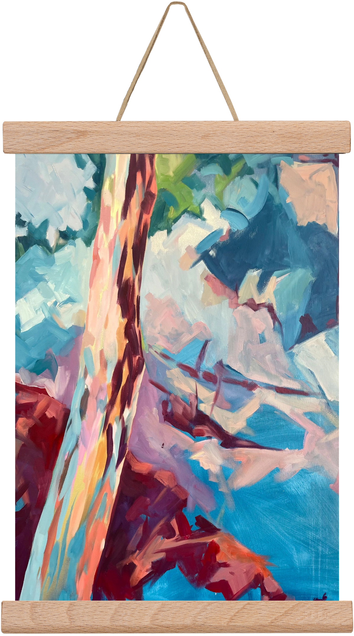 Kindergarten Landscape II., 20x30 cm (20x30 cm), Tölgy akasztó