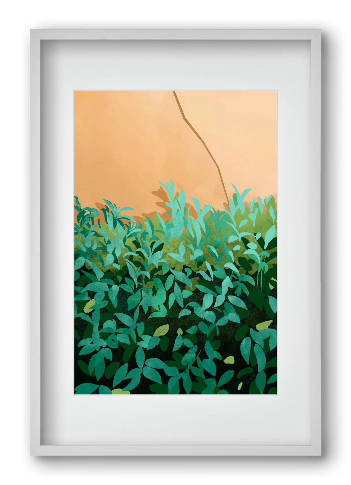 Elosztás, 40x60 cm (30x45 cm), Fehér keret, paszpartuval