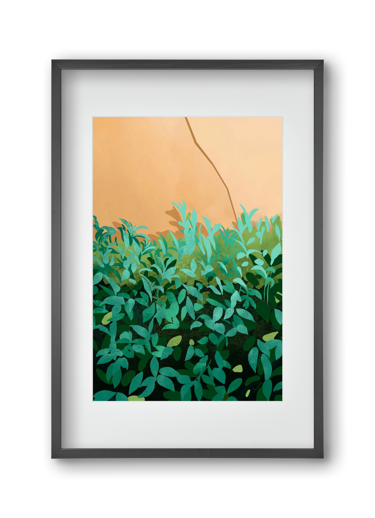 Elosztás, 30x45 cm (20x30 cm), Fekete keret, paszpartuval