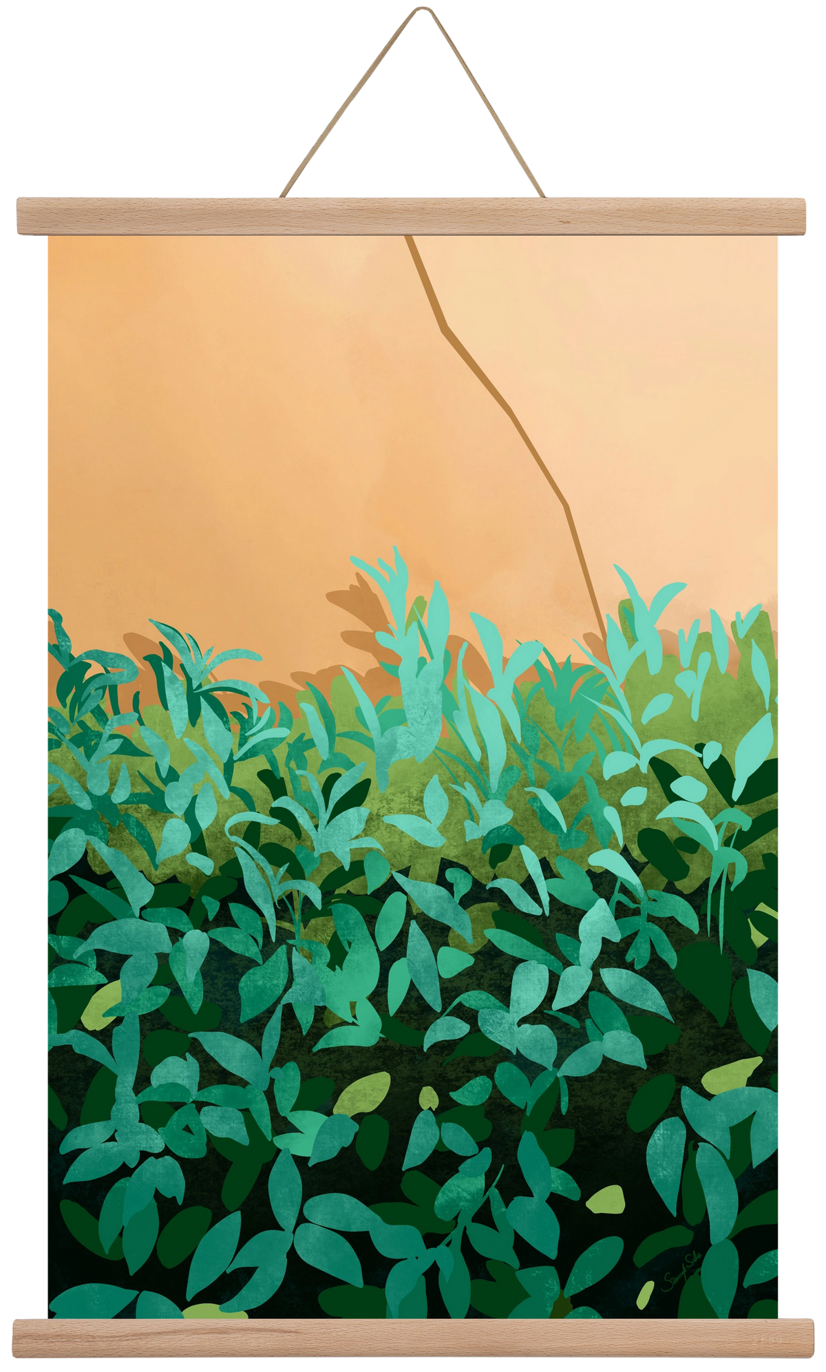 Elosztás, 40x60 cm (40x60 cm), Tölgy akasztó