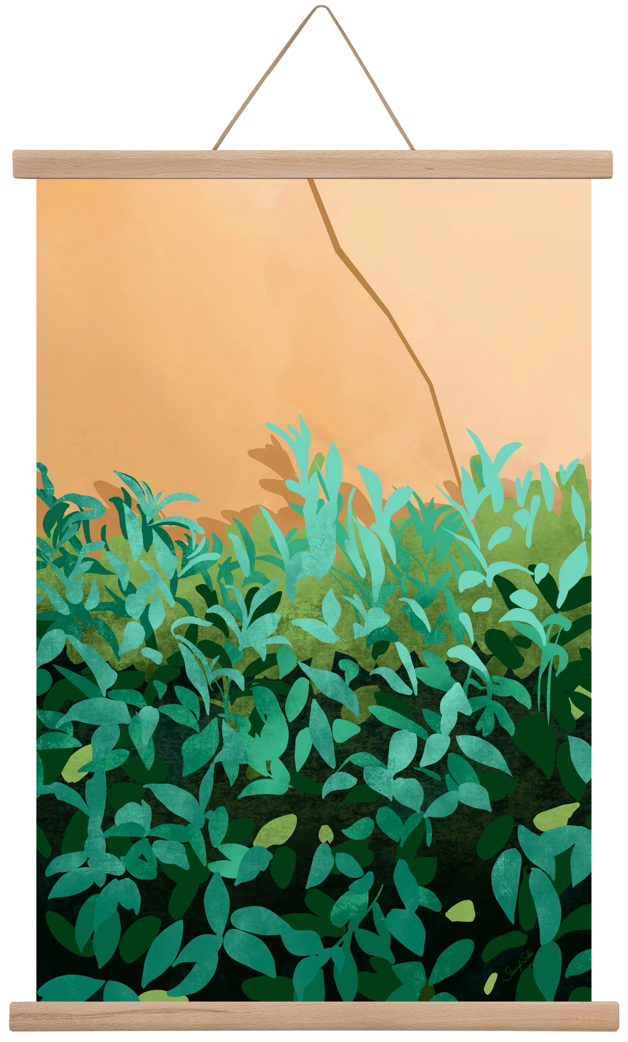 Elosztás, 40x60 cm (40x60 cm), Tölgy akasztó