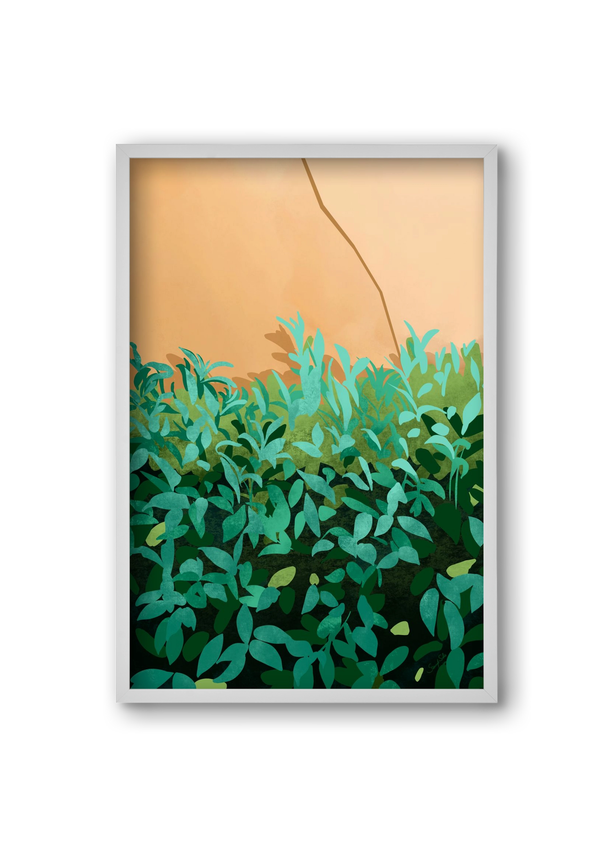 Elosztás, 20x30 cm (20x30 cm), Fehér keret