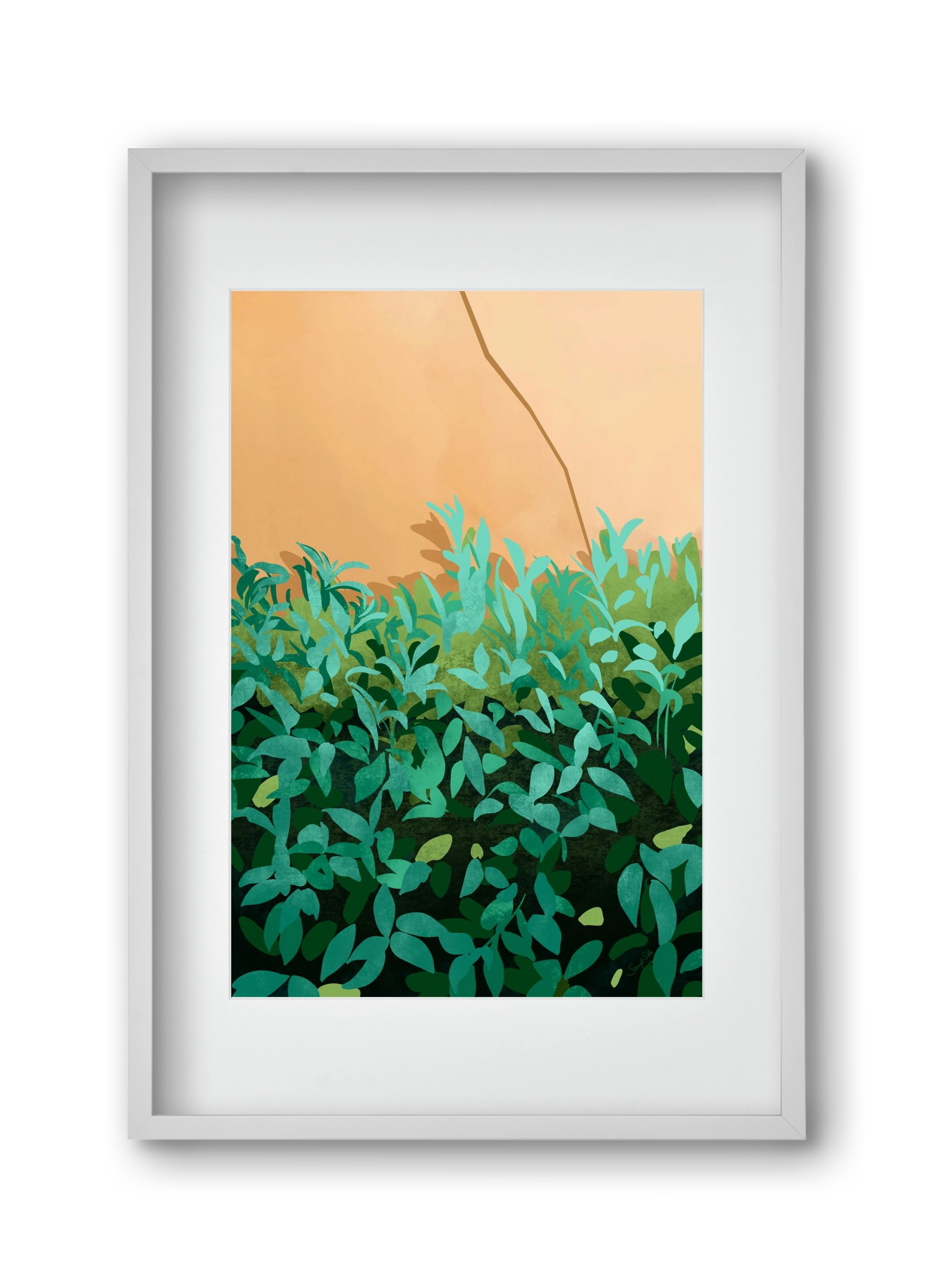 Elosztás, 30x45 cm (20x30 cm), Fehér keret, paszpartuval