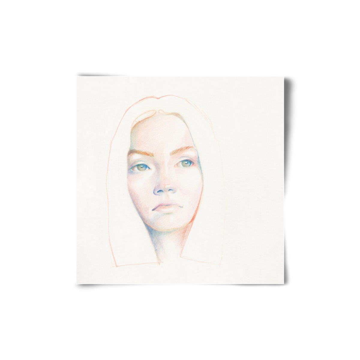 portret_no1, 20x20 cm, Keret nélkül