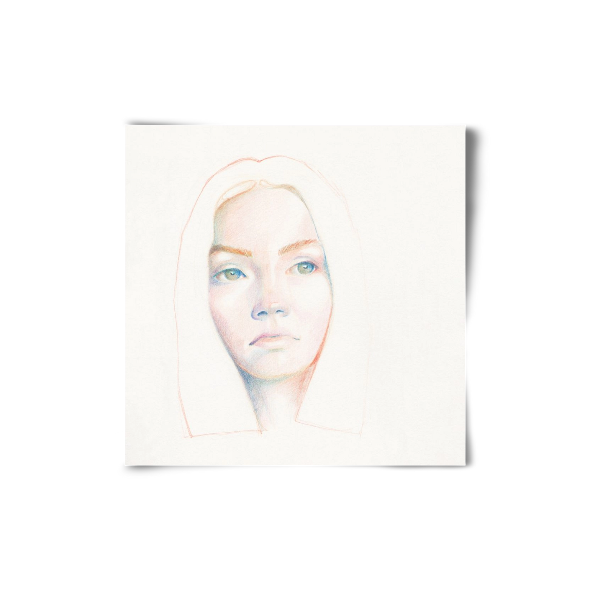 portret_no1, 20x20 cm, Keret nélkül