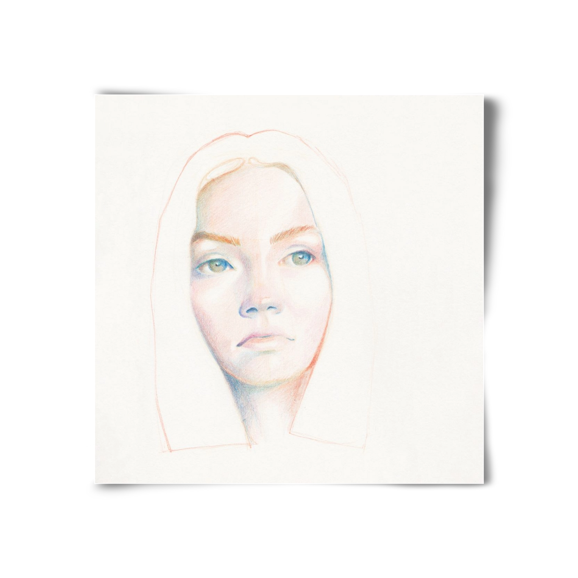 portret_no1, 30x30 cm, Keret nélkül