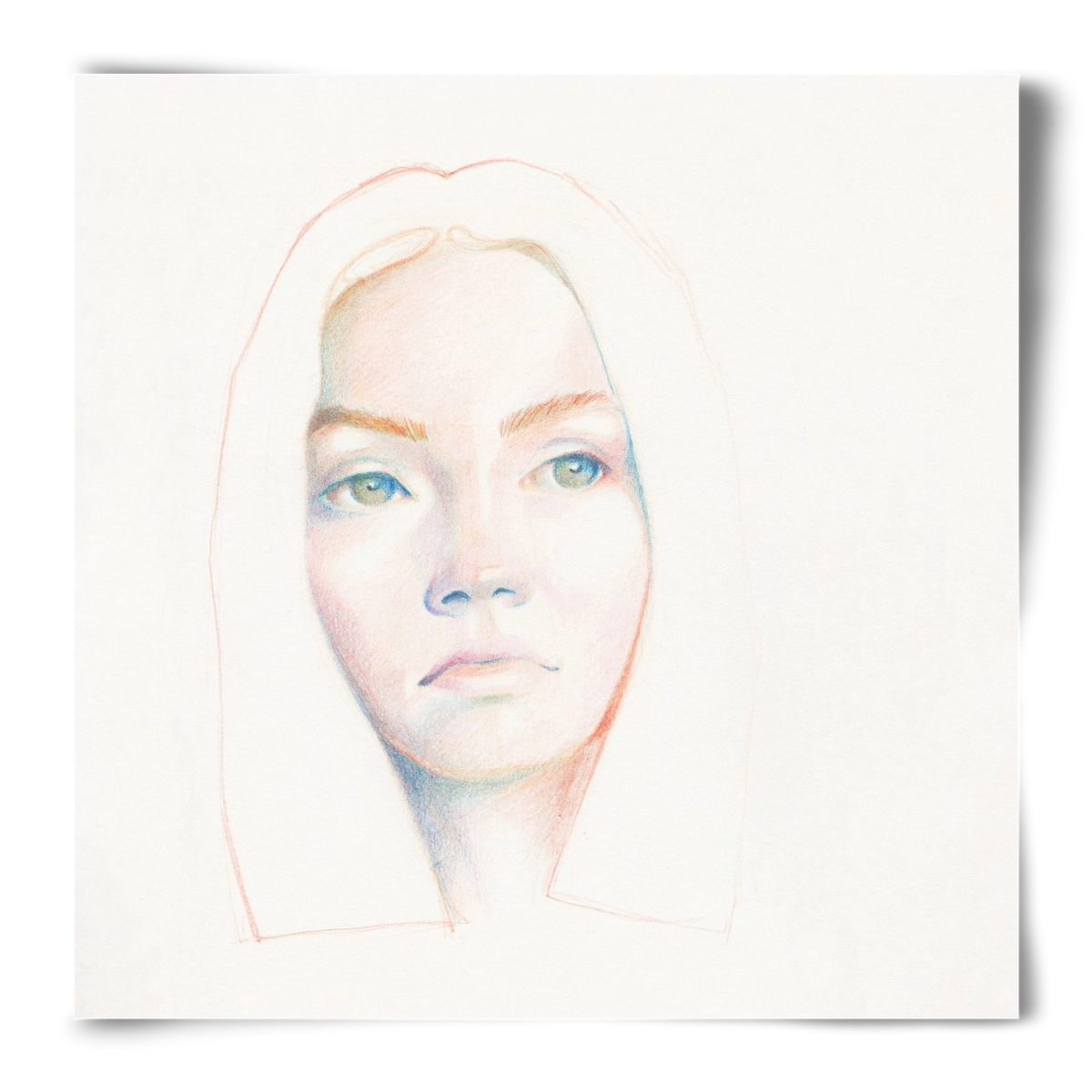 portret_no1, 50x50 cm, Keret nélkül