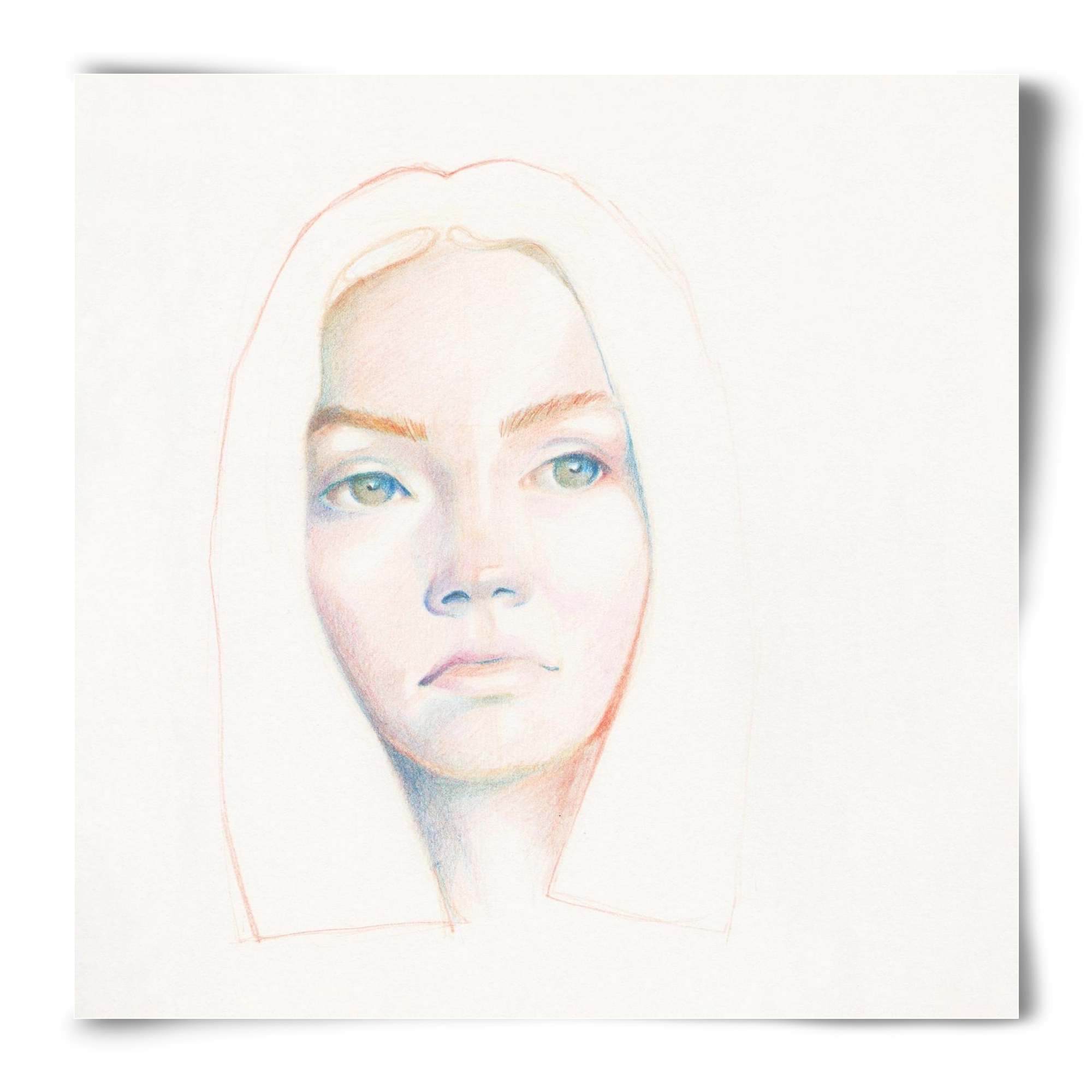 portret_no1, 50x50 cm, Keret nélkül