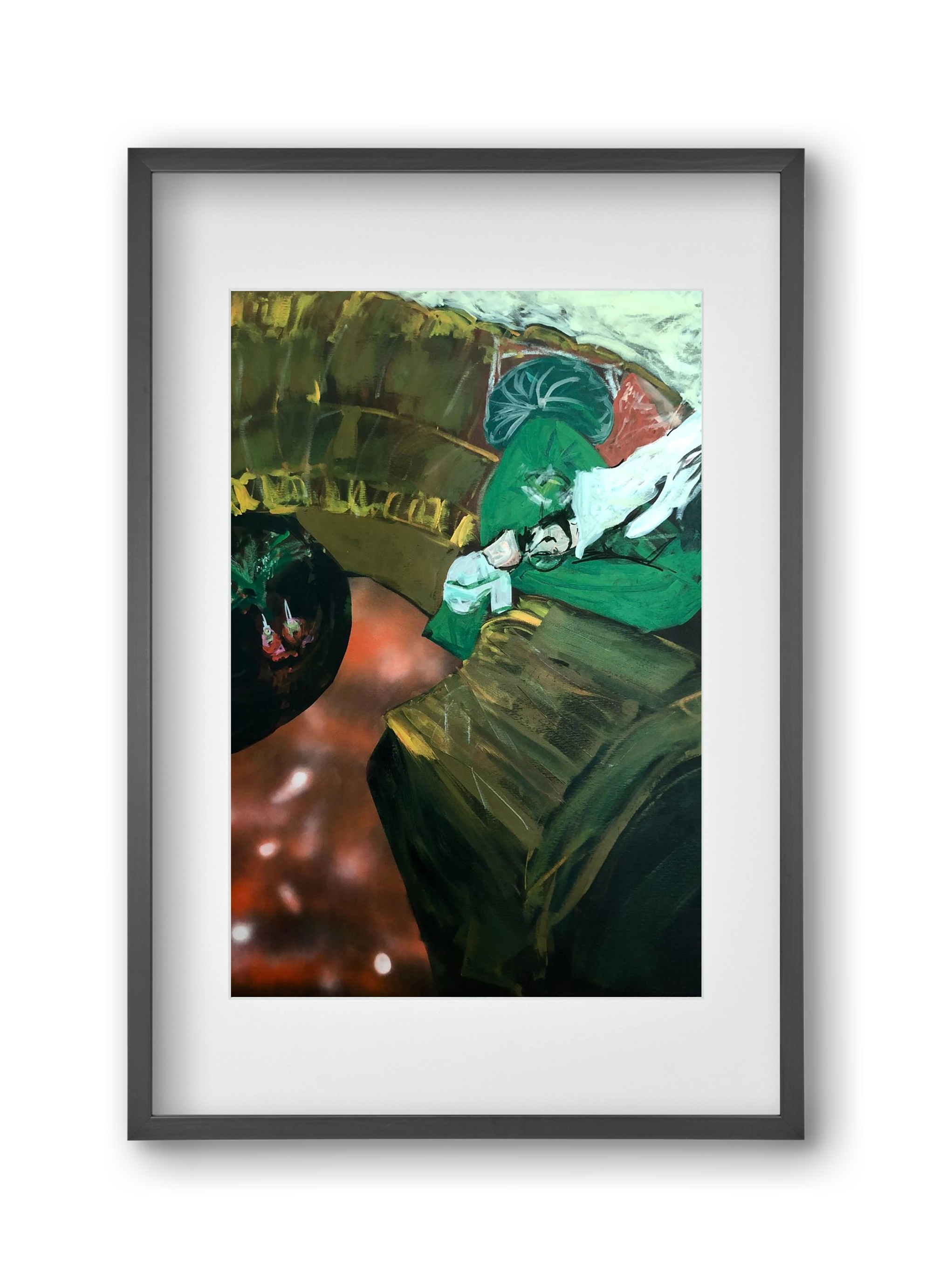 That Night, 30x45 cm (20x30 cm), Fekete keret, paszpartuval