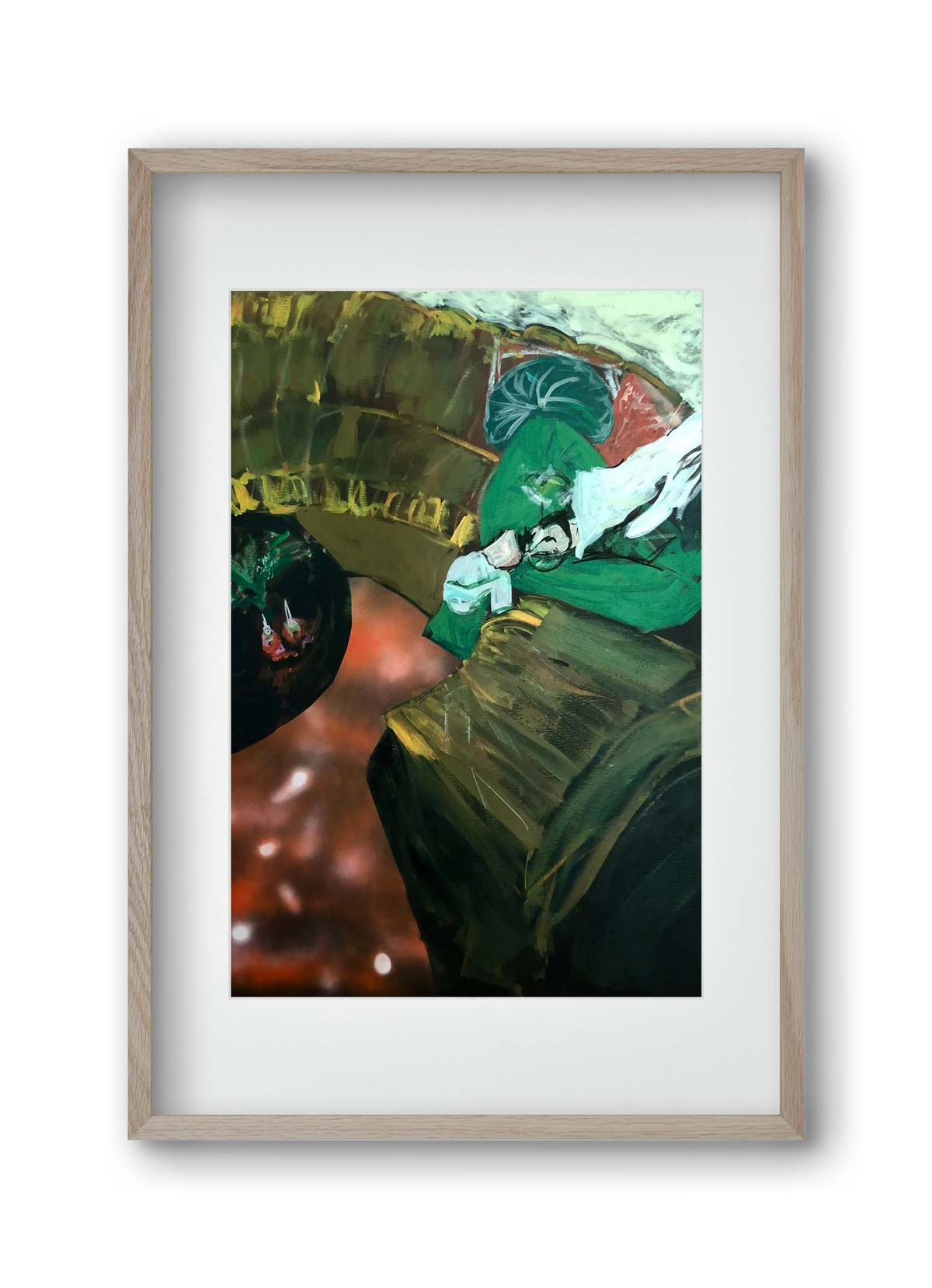 That Night, 30x45 cm (20x30 cm), Tölgy keret, paszpartuval