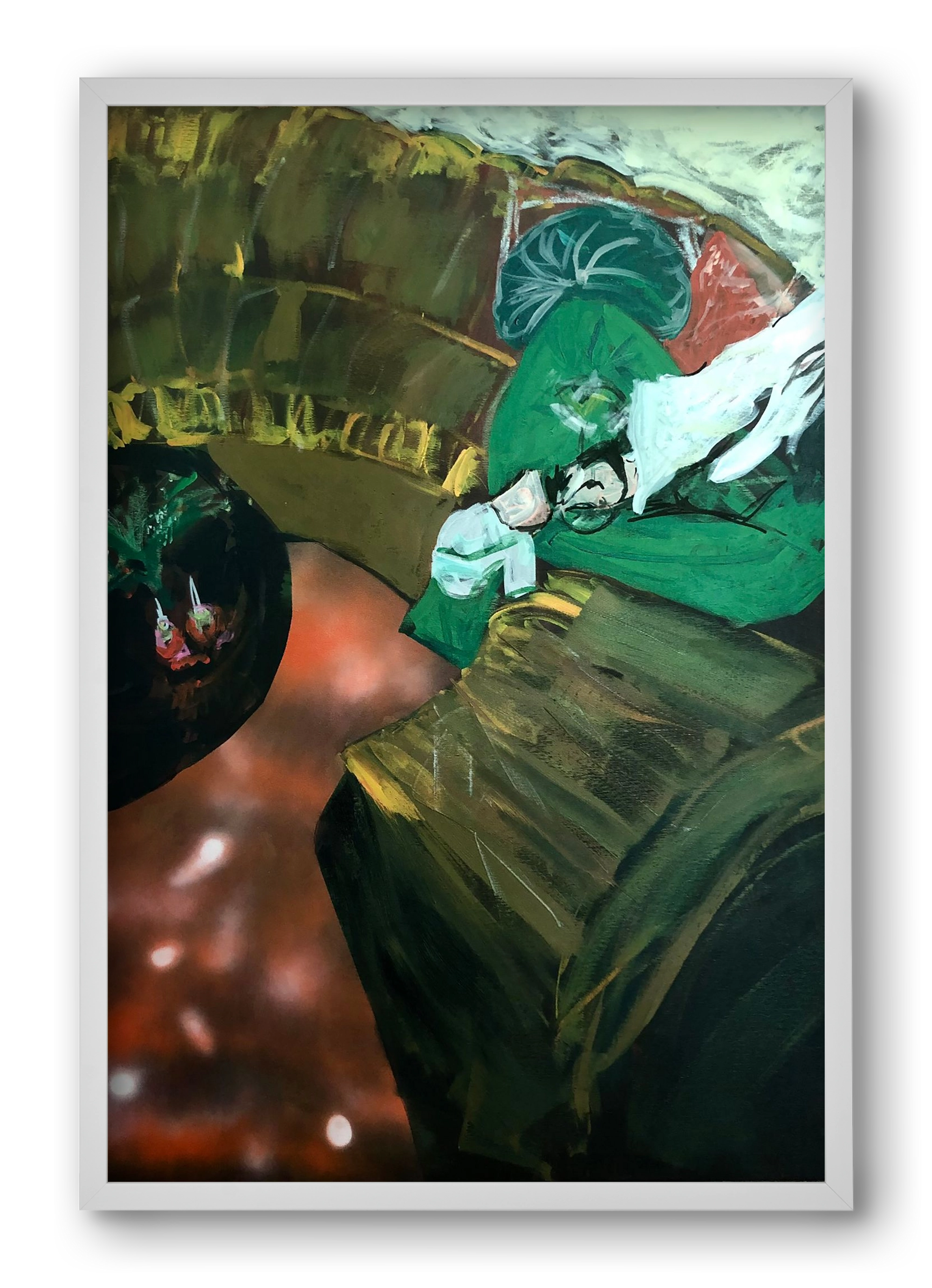 That Night, 40x60 cm (40x60 cm), Fehér keret