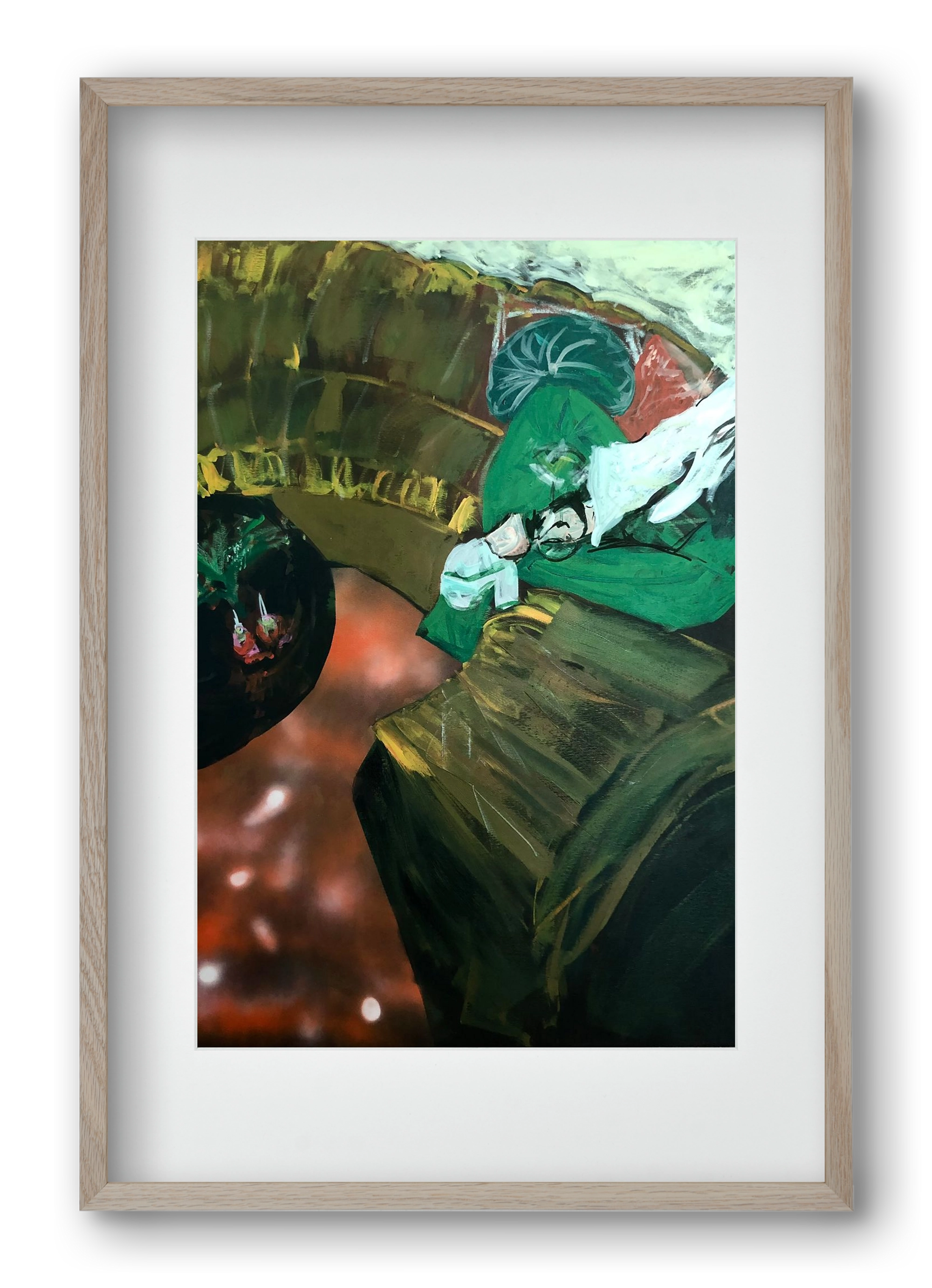 That Night, 40x60 cm (30x45 cm), Tölgy keret, paszpartuval