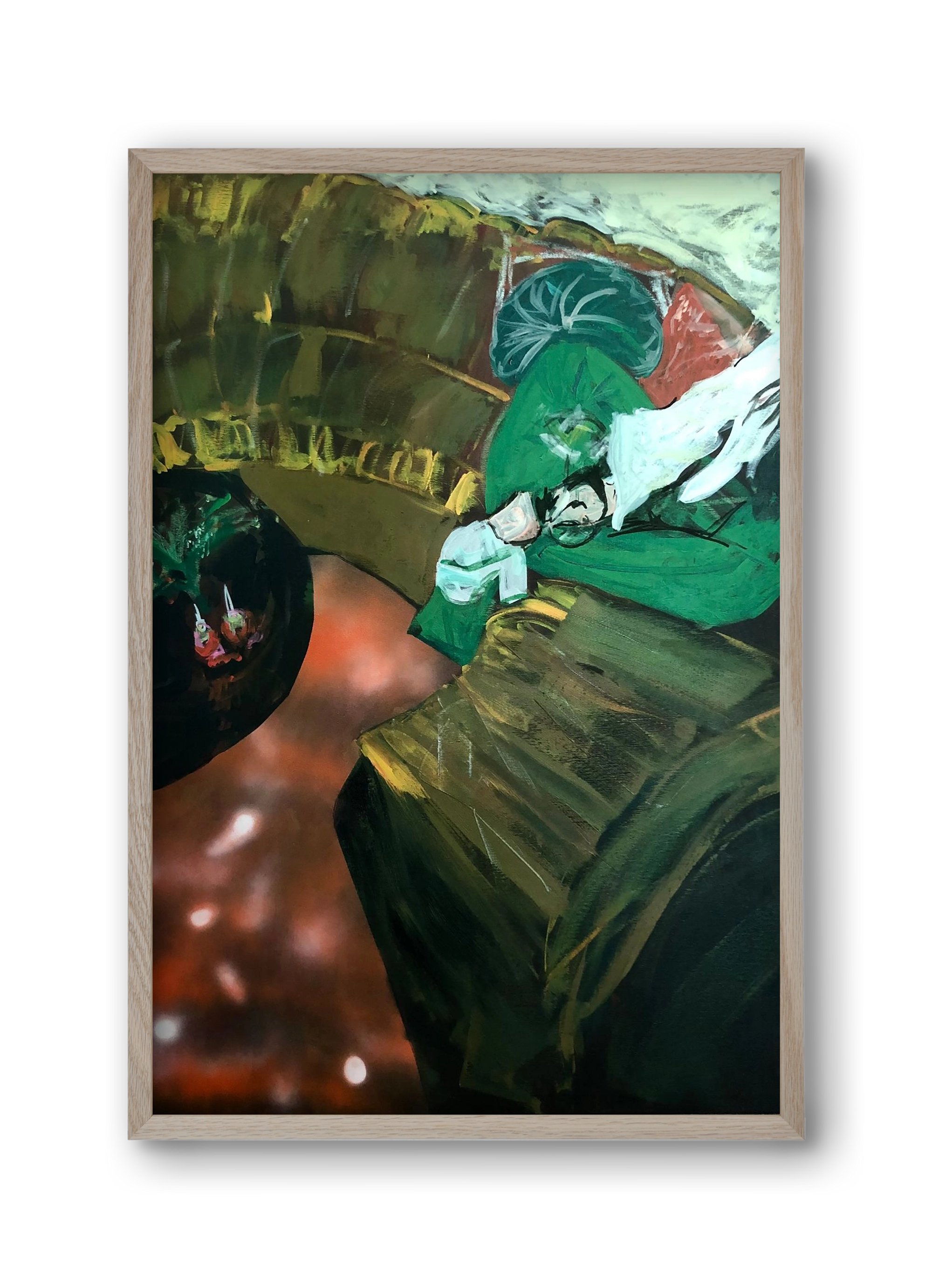 That Night, 30x45 cm (30x45 cm), Tölgy keret