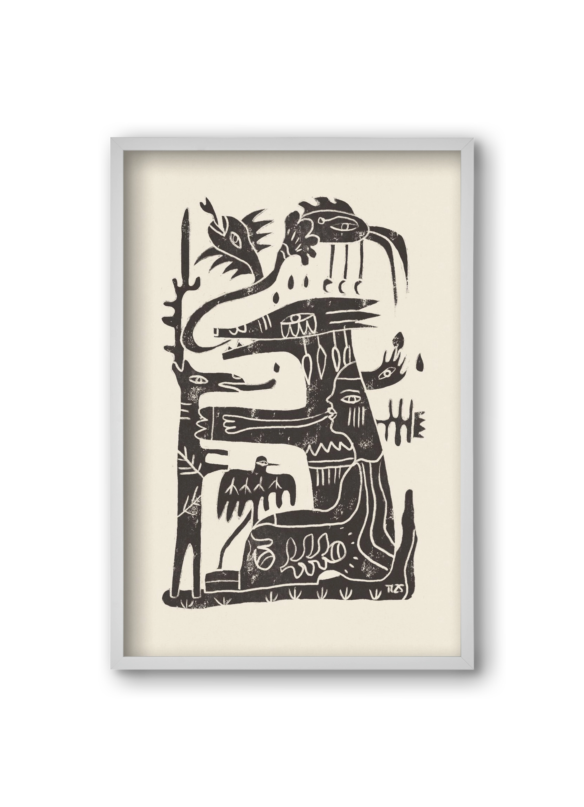 Foreign Lands, 20x30 cm (20x30 cm), Fehér keret