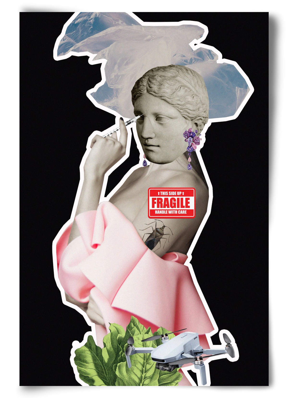 collage 3, 60x90 cm, Keret nélkül