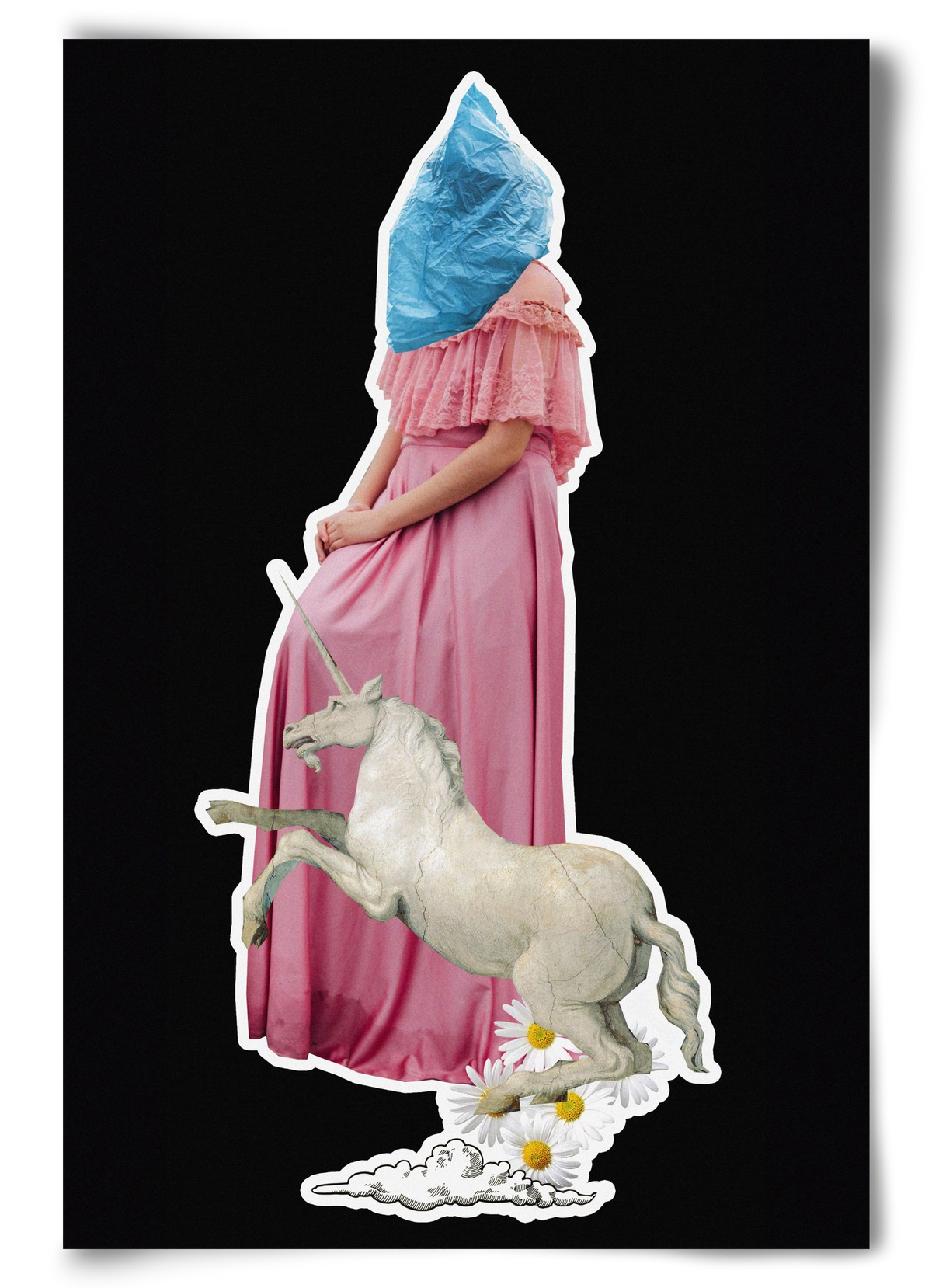 collage 4, 60x90 cm, Keret nélkül