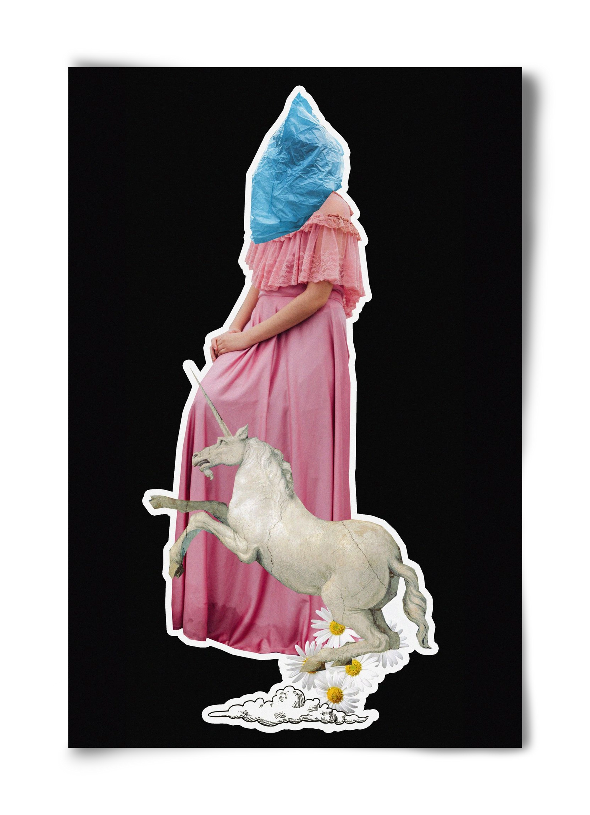 collage 4, 40x60 cm, Keret nélkül